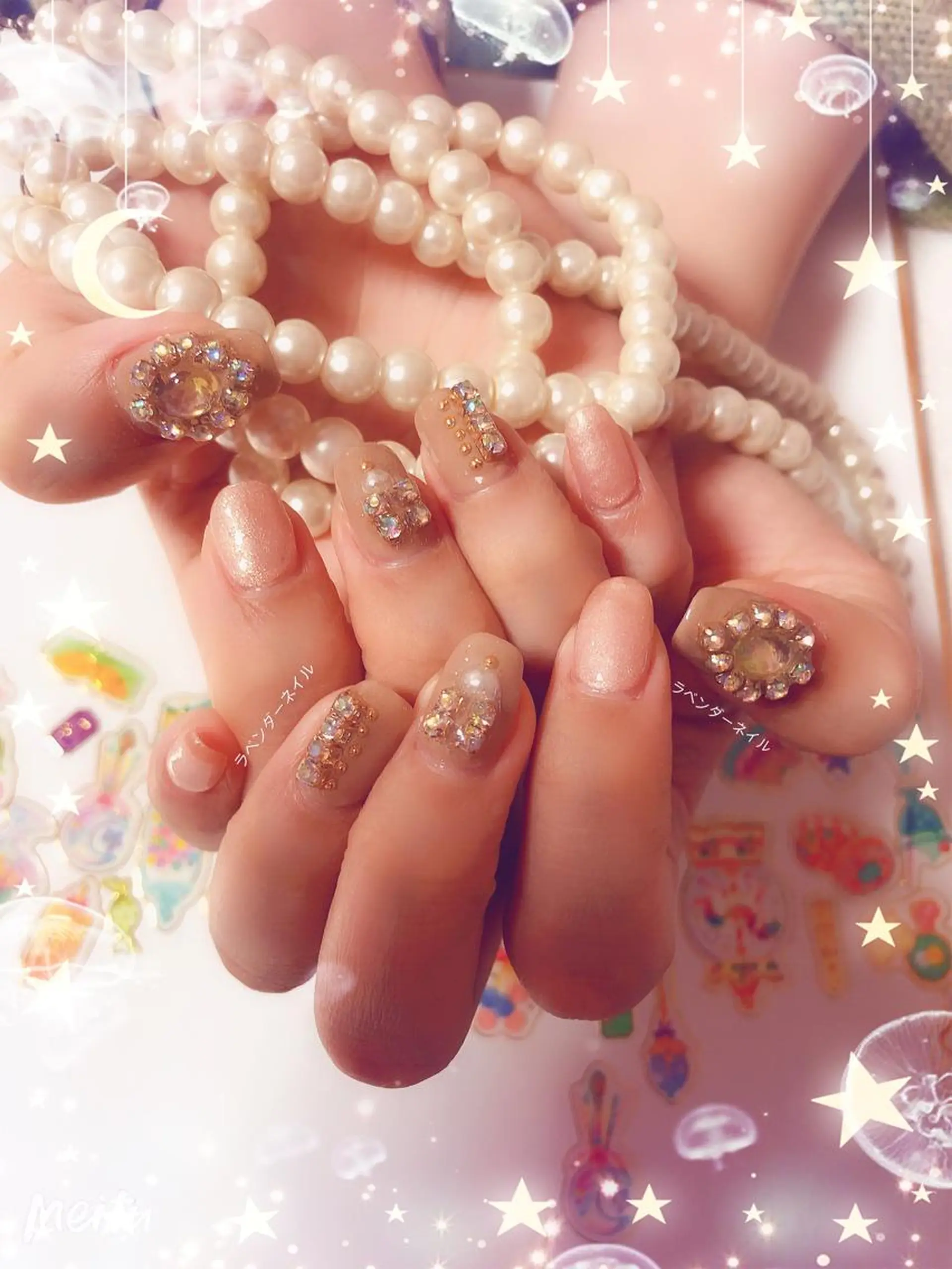 ネイル ラベンダー💖日暮里 ルル💖ネイルのネイルデザイン