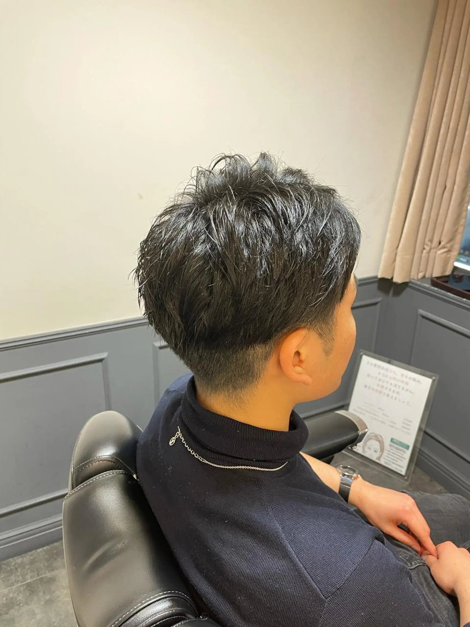 ミディアム LAVIE NEW STANDARD BARBER 横浜店所属・🐲日比 佳典🐲のヘアスタイル