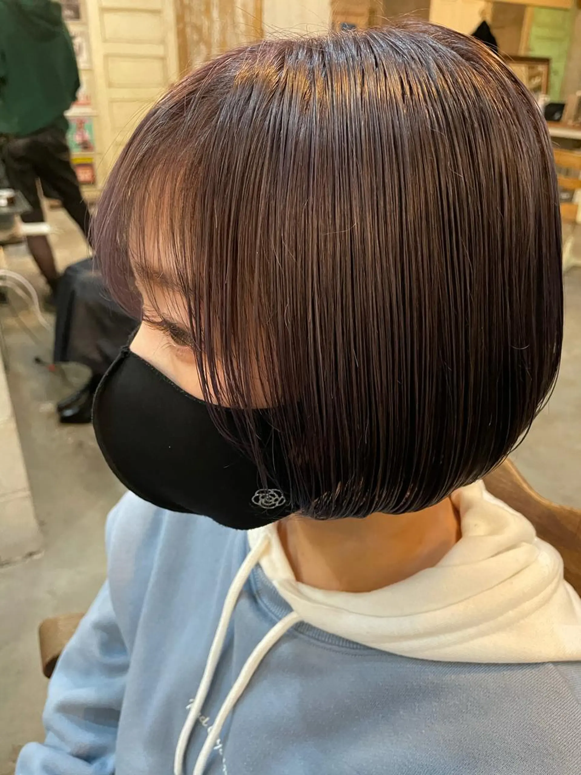 ショート カラー パーマ メンズ 南堀江🌿パーマ Tetsu【テツ】のヘアスタイル