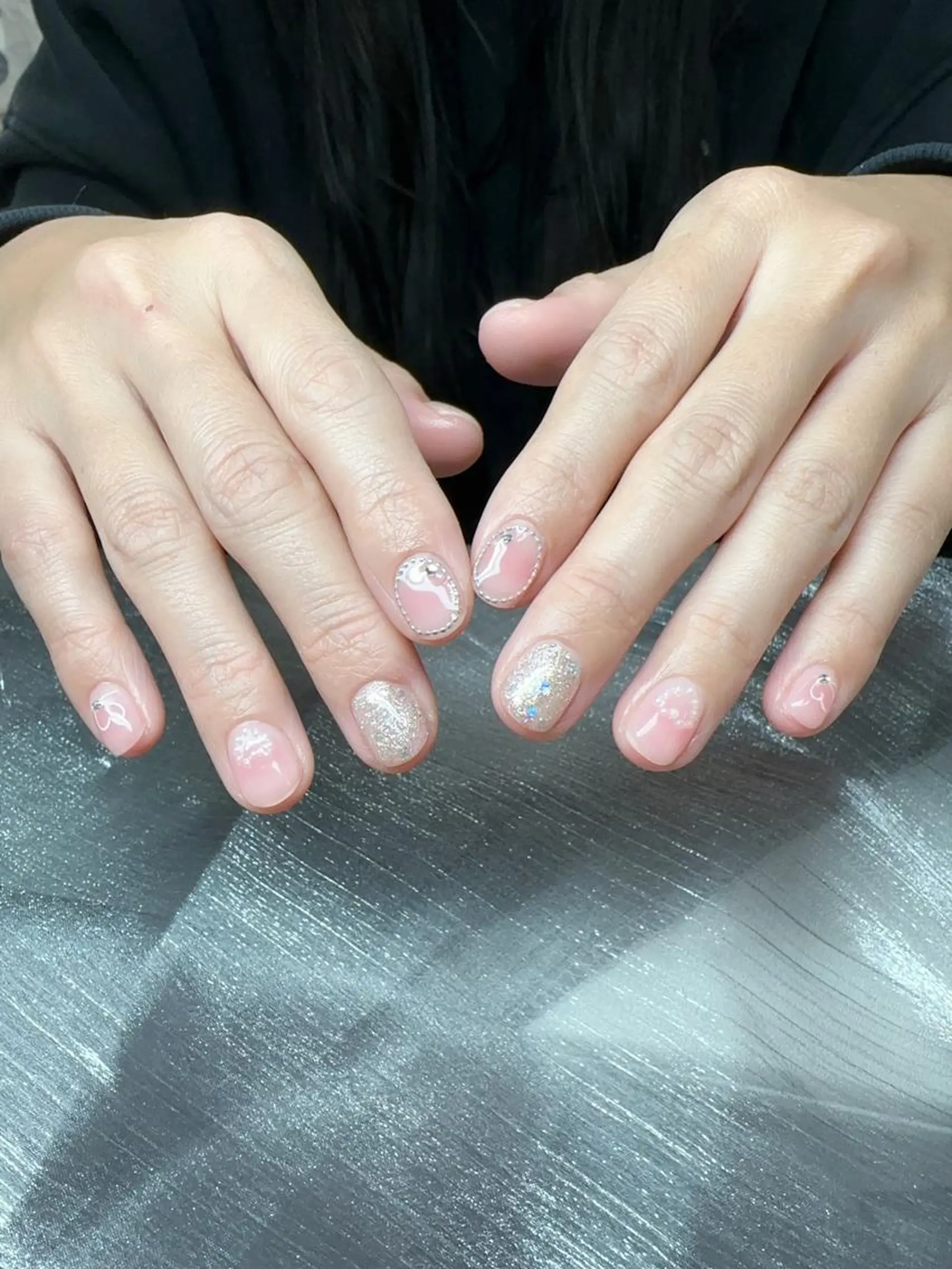 ネイル ハンドネイル ハンドケア Ui_Amor (パラジェル)のネイルデザイン