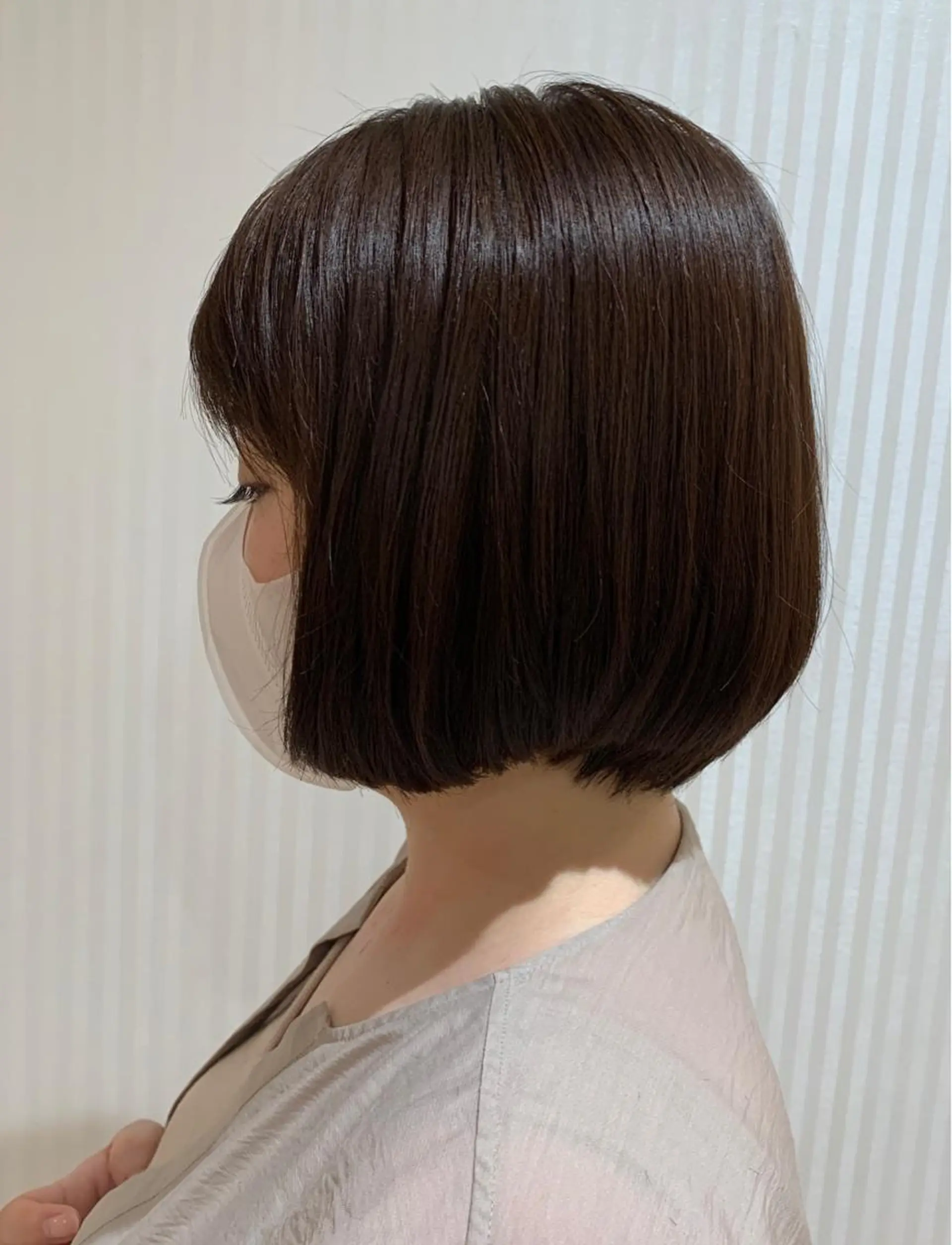 ショート 縮毛矯正 藤森 希美のヘアスタイル