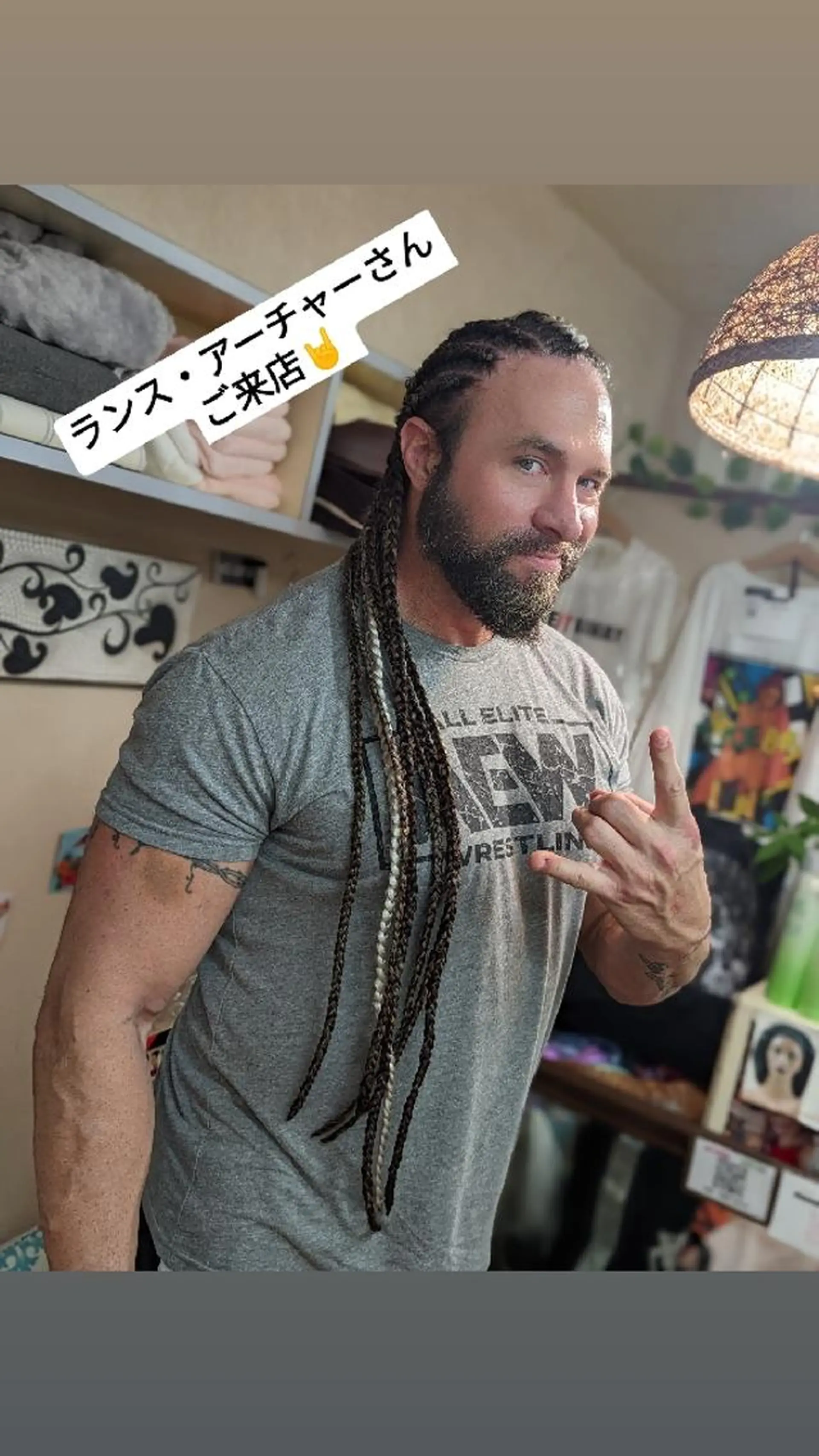 メンズ ロング エクステ scamp ★のヘアスタイル