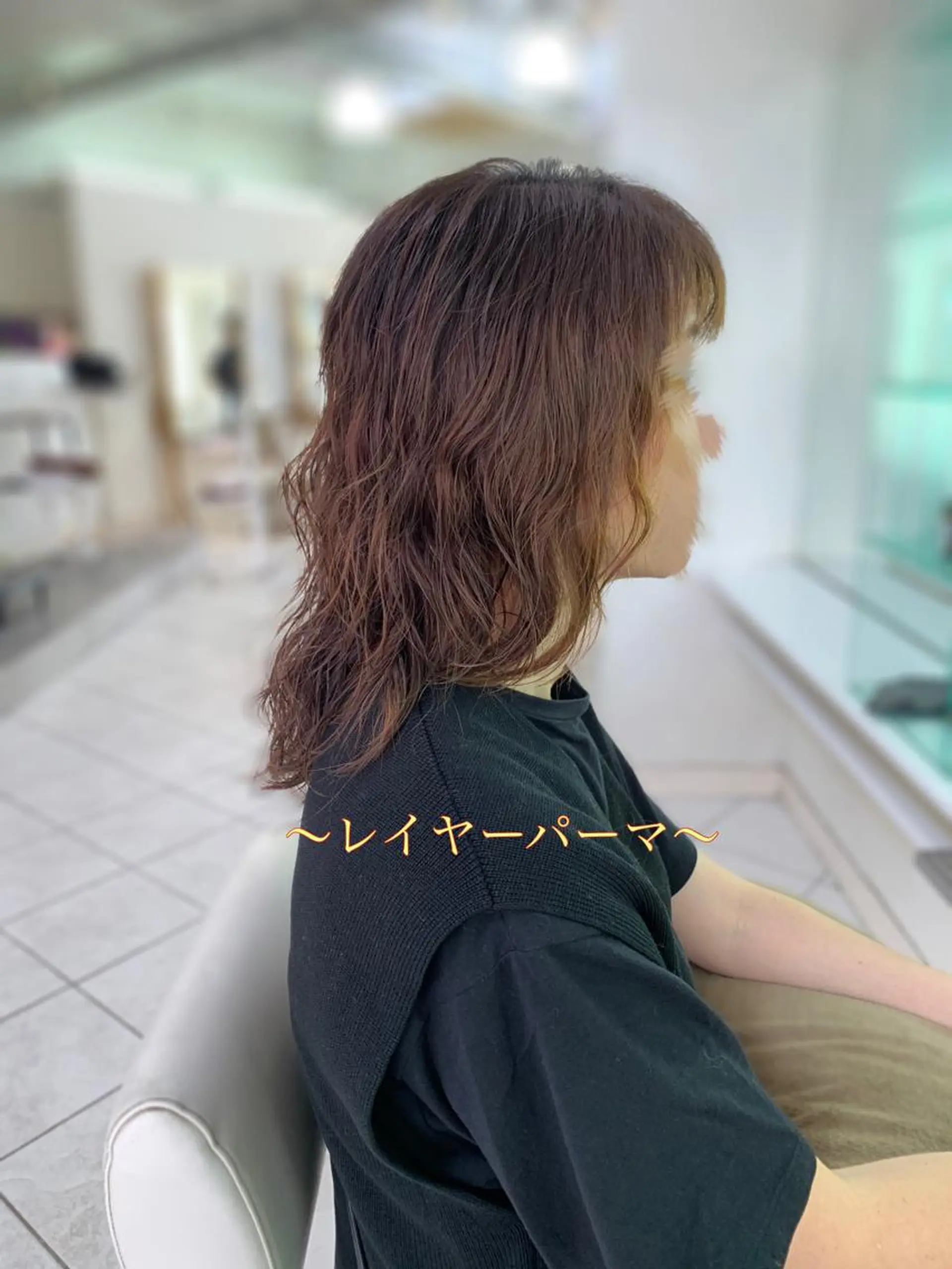 セミロング カラー パーマ ~増田 勇輝~のヘアスタイル