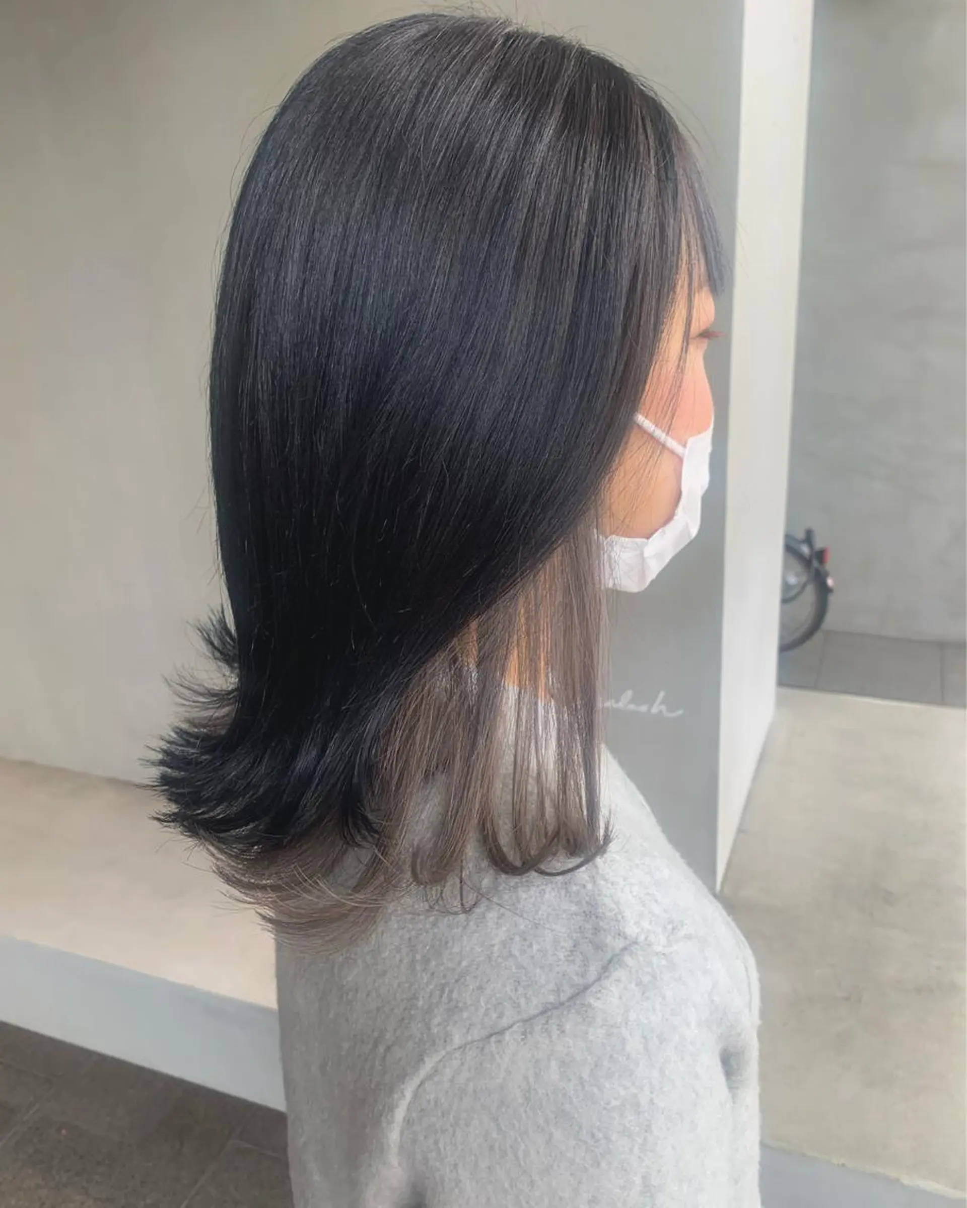 ミディアム ヘアカラー ブリーチ/アレンジ 天満/chihiroのヘアスタイル