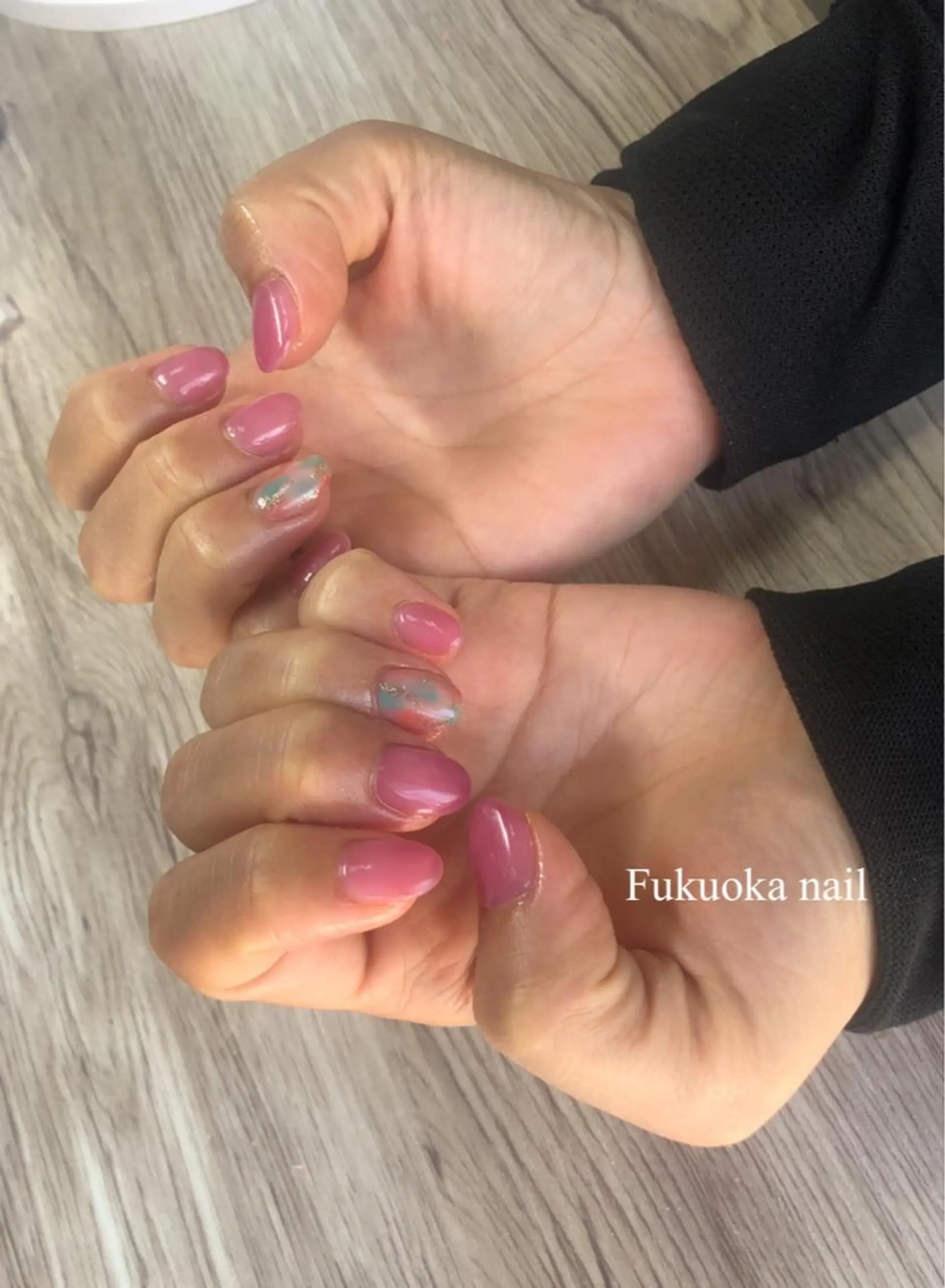 ショート ハンドネイル 福岡ネイル ☺︎のネイルデザイン