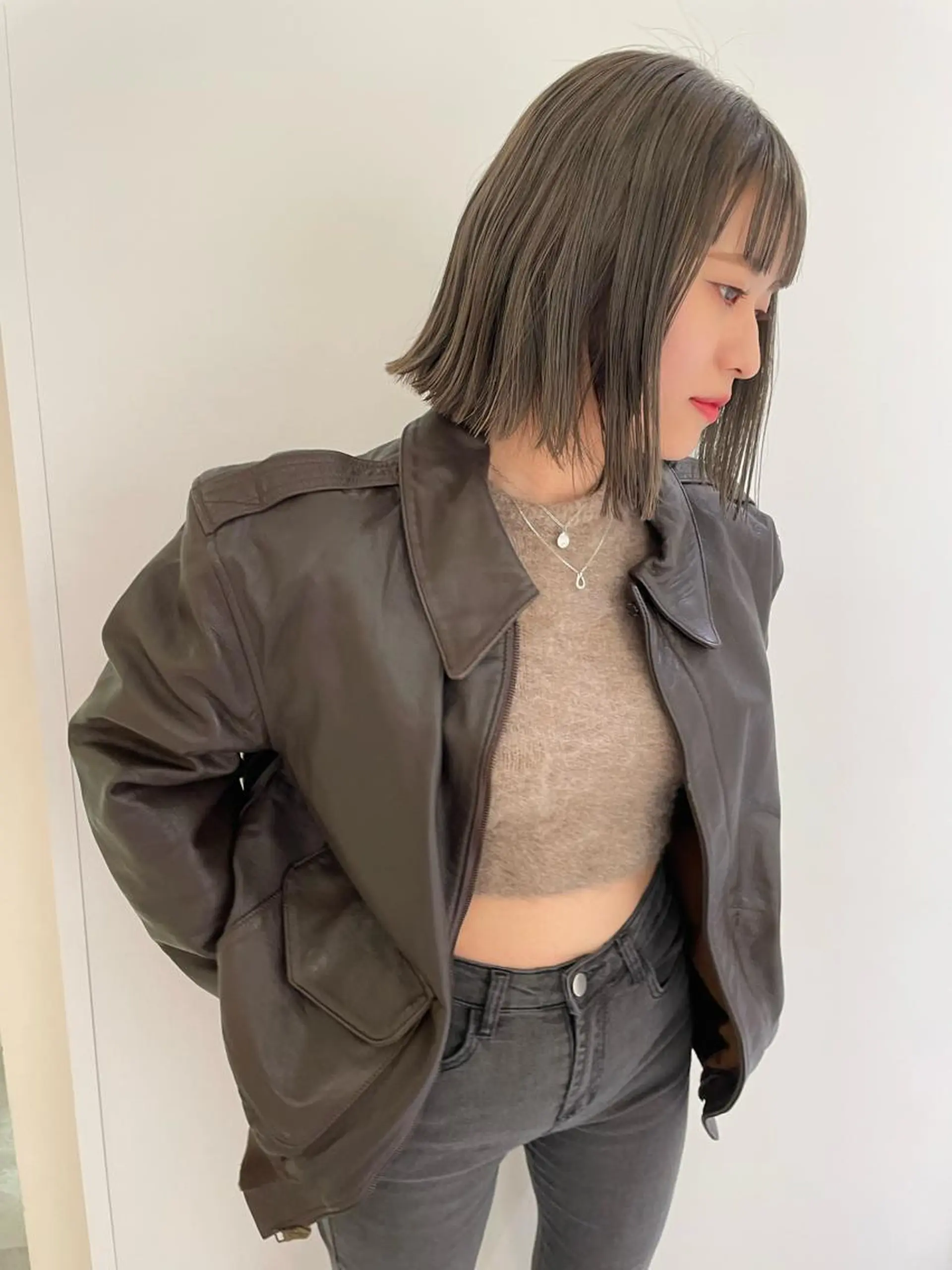 ショート カラー カット ヘアカラー iet.所属・ウルフ/ボブ/耳ツボ ジュエリー◎ricoのヘアスタイル