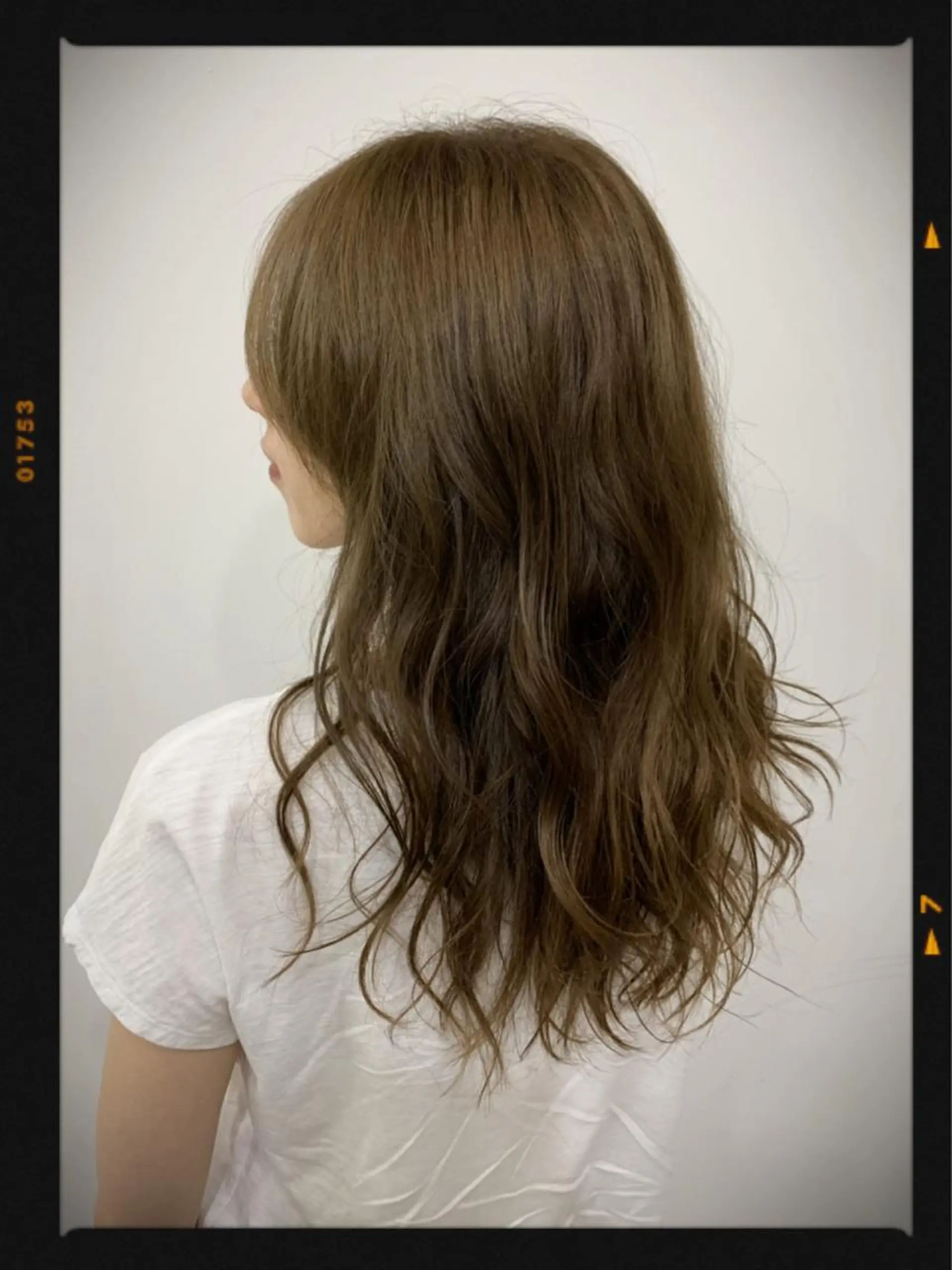 ロング カラー アッシュ ブリーチ ブリーチなしカラー オレンジ 相武台ショート特化 💐川崎希💐のヘアスタイル