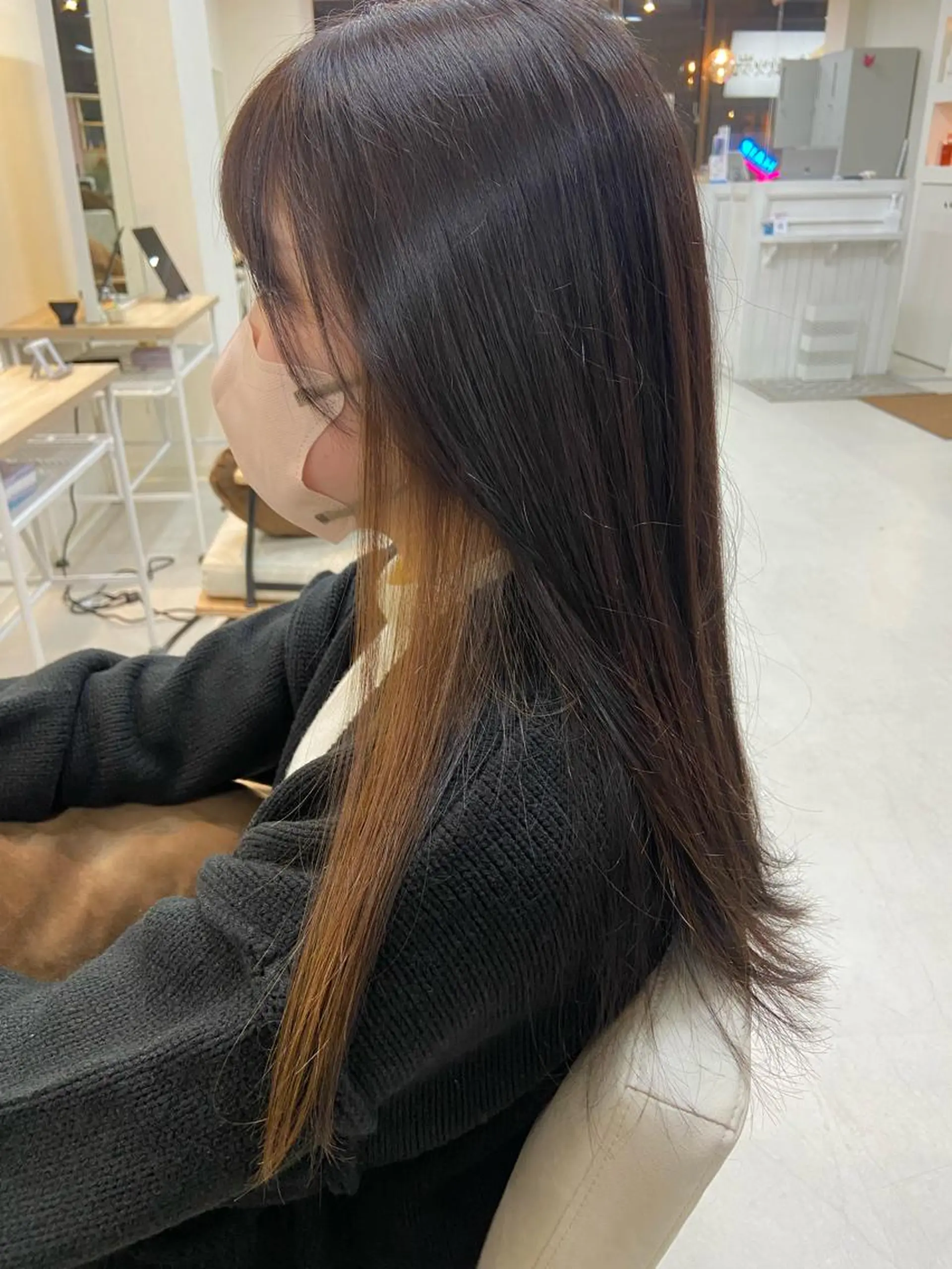 セミロング 宮澤 泉のヘアスタイル