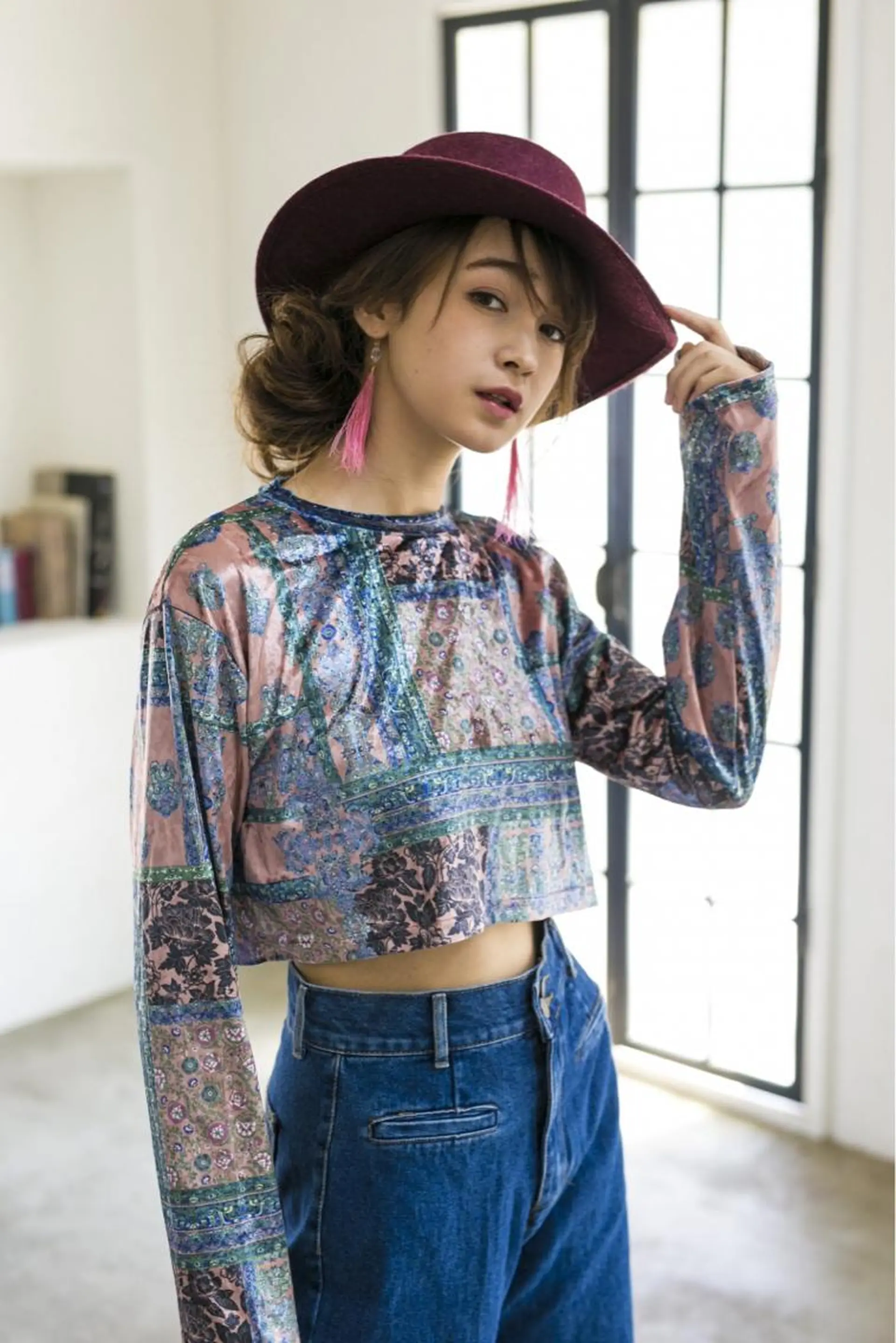 セミロング カラー ヘアアレンジ hairmakeup Naohoの眉毛・アイブロウイメージ