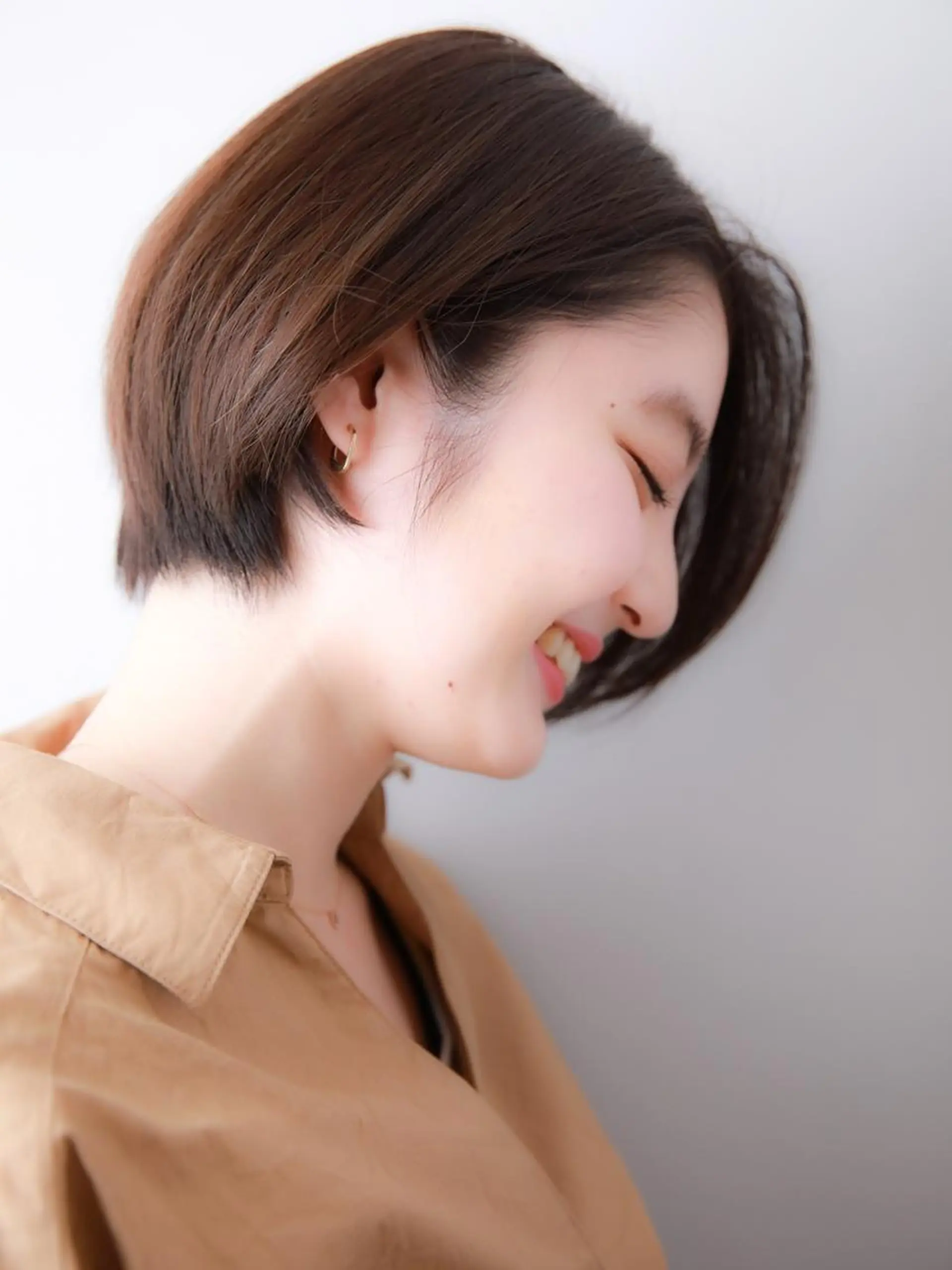 ミディアム カラー パーマ 山下 直人のヘアスタイル