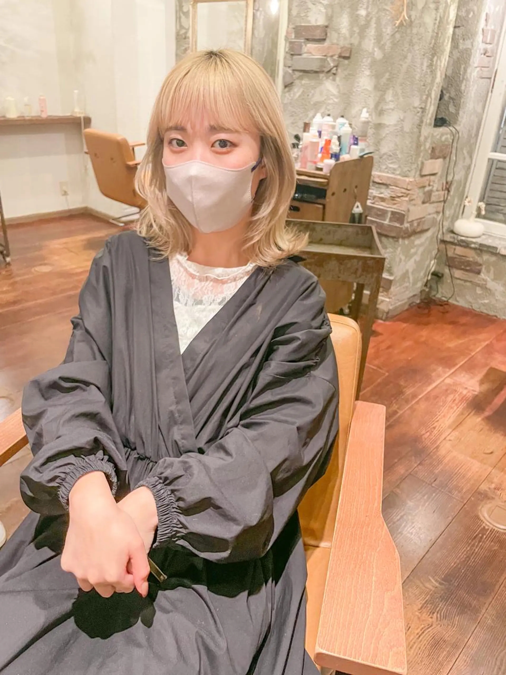 ミディアム gram岡崎南 KYOKOのヘアスタイル