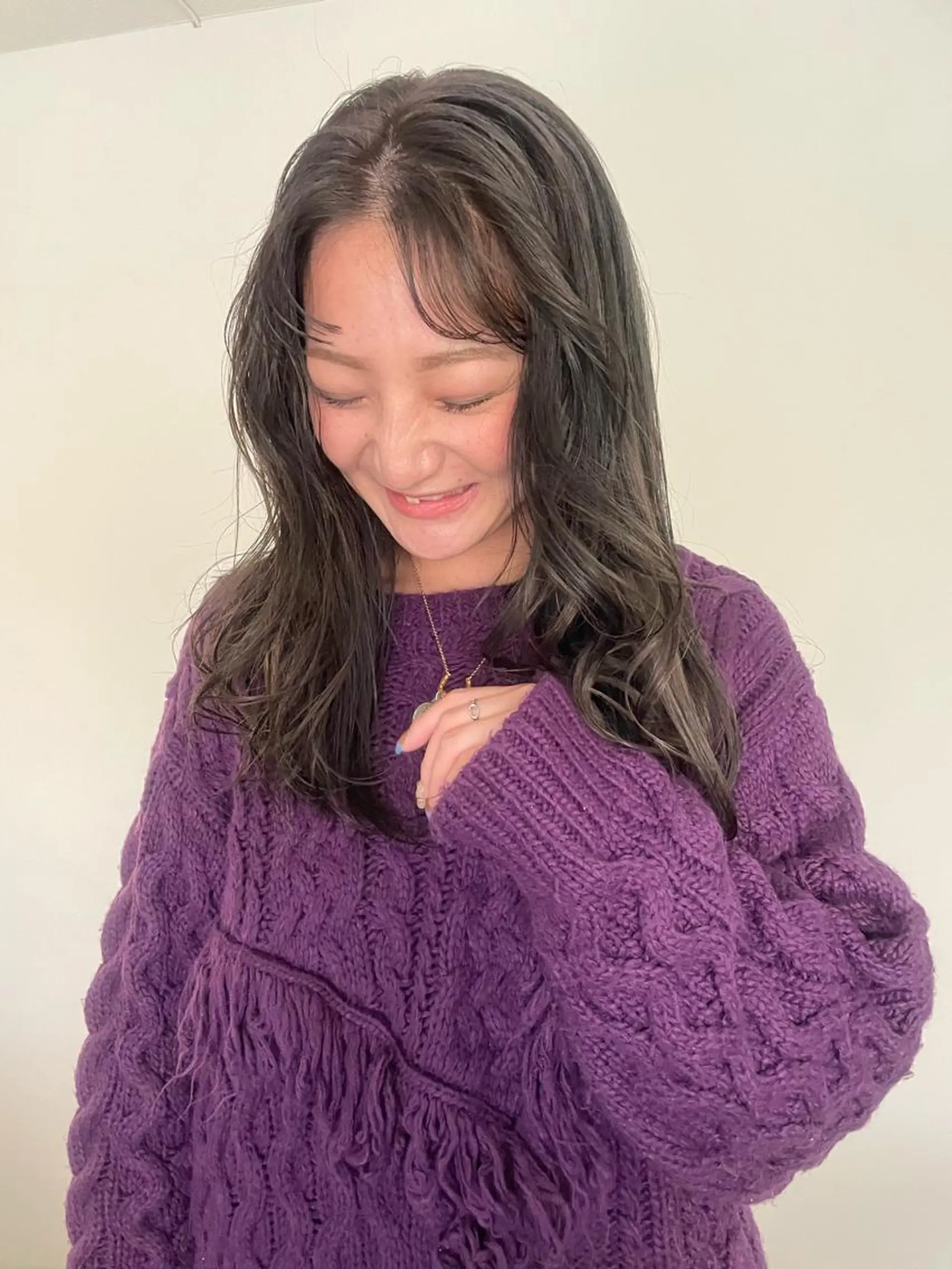 ロング カラー グレージュ オリーブグレージュ オリーブグレー tim.所属・🪐ナチュラルモード ヘア🪐honokaのヘアスタイル