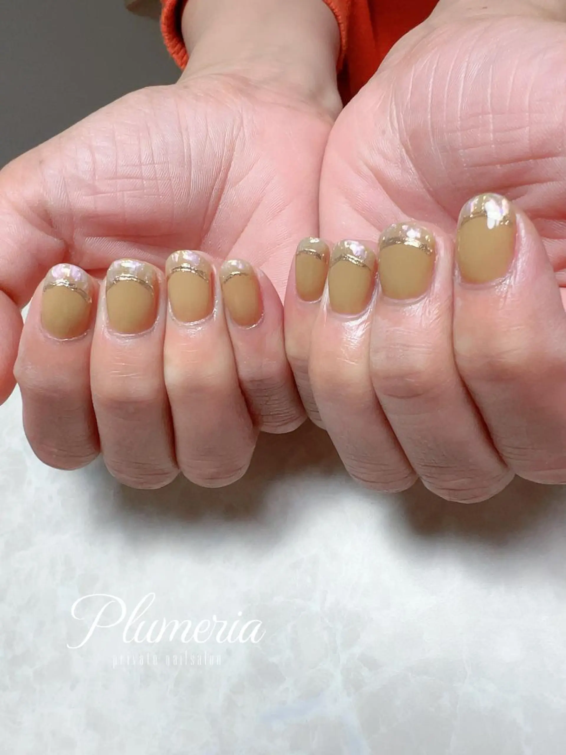 ネイル フレンチネイル 黄色 ハンドネイル Malama ___Ayakaのネイルデザイン