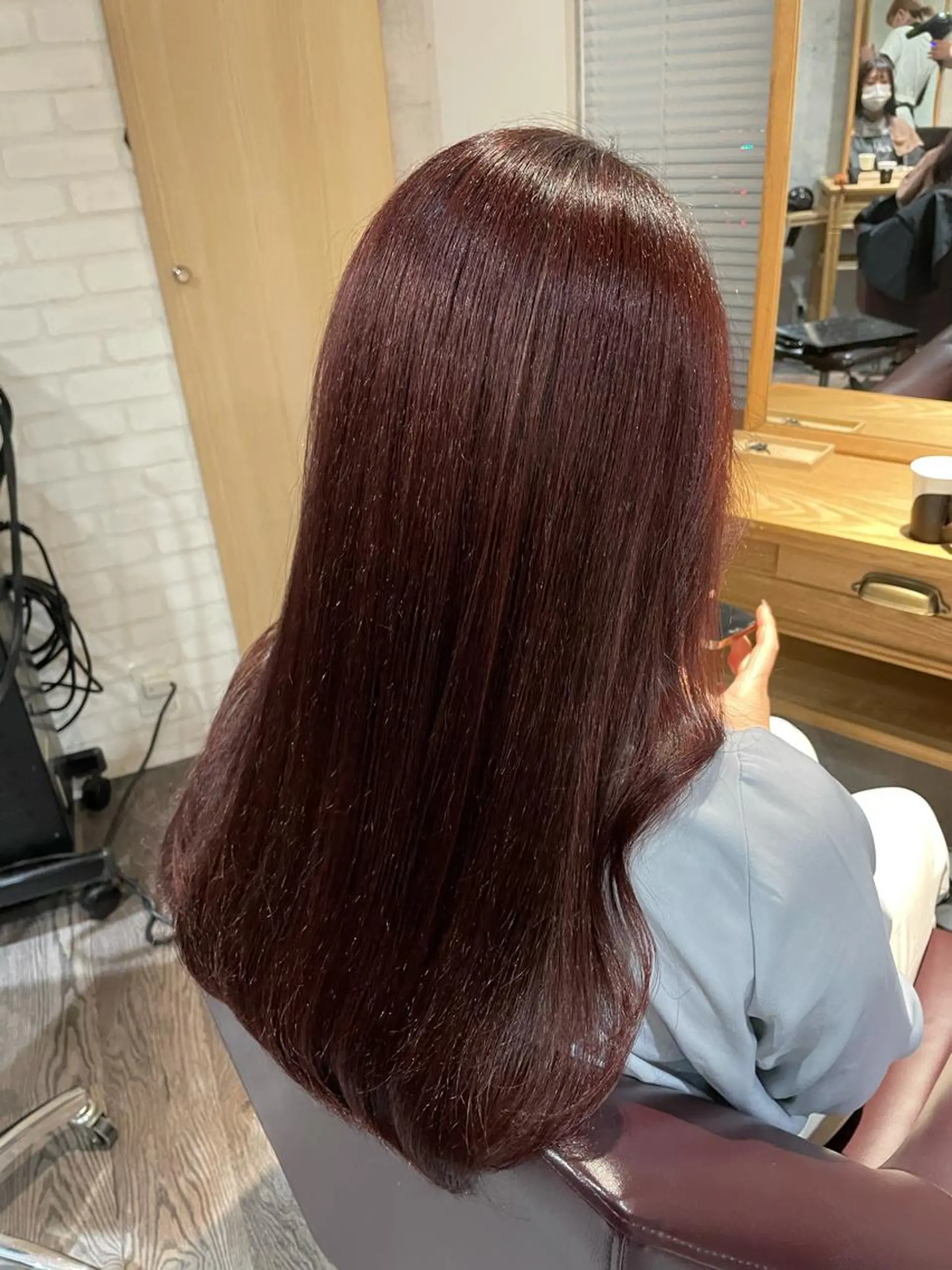 ロング 🦄艶カラー×韓国 NANA💎🐬のヘアスタイル