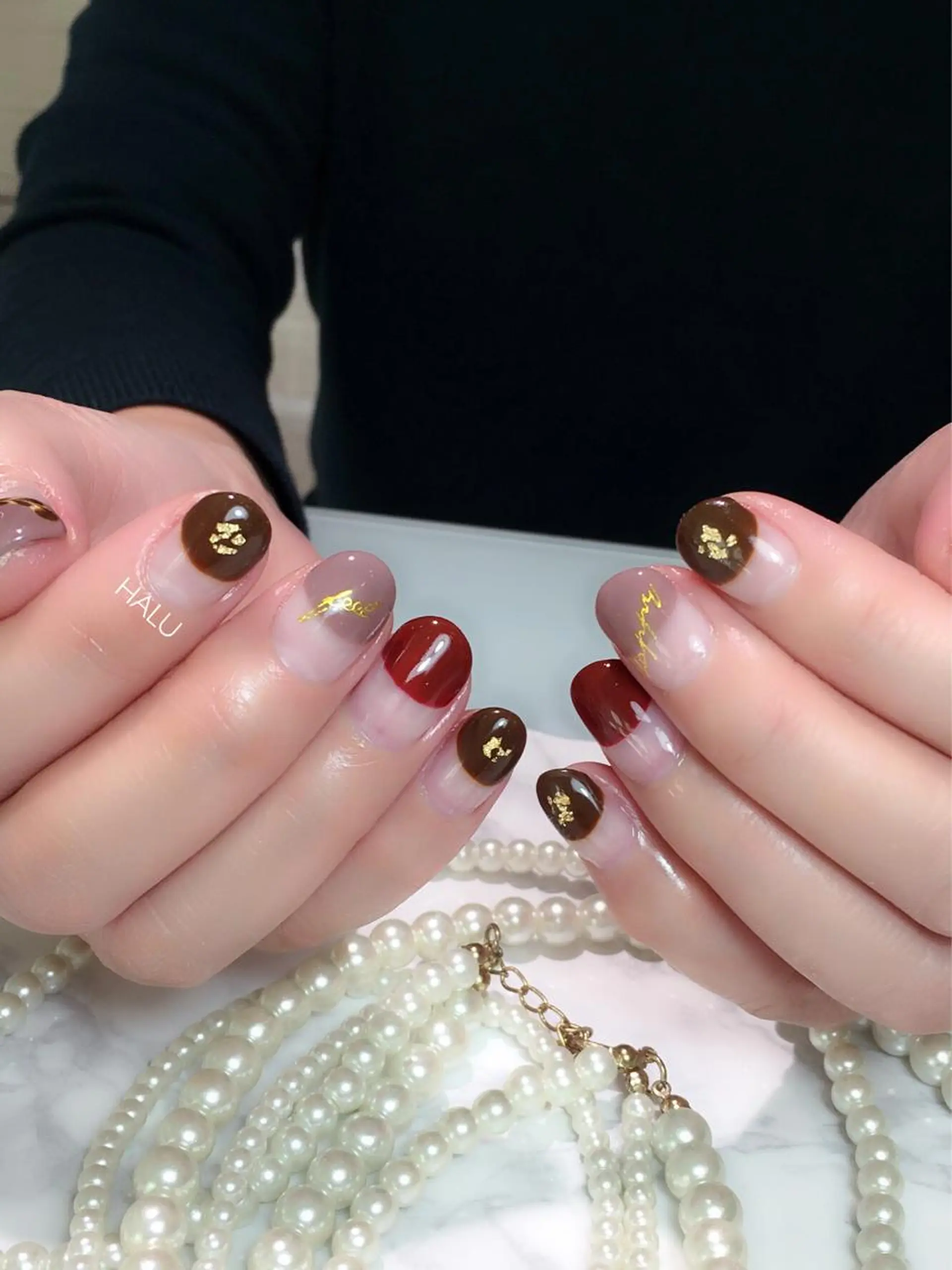ネイル バレンタイン HALU ハルのネイルデザイン