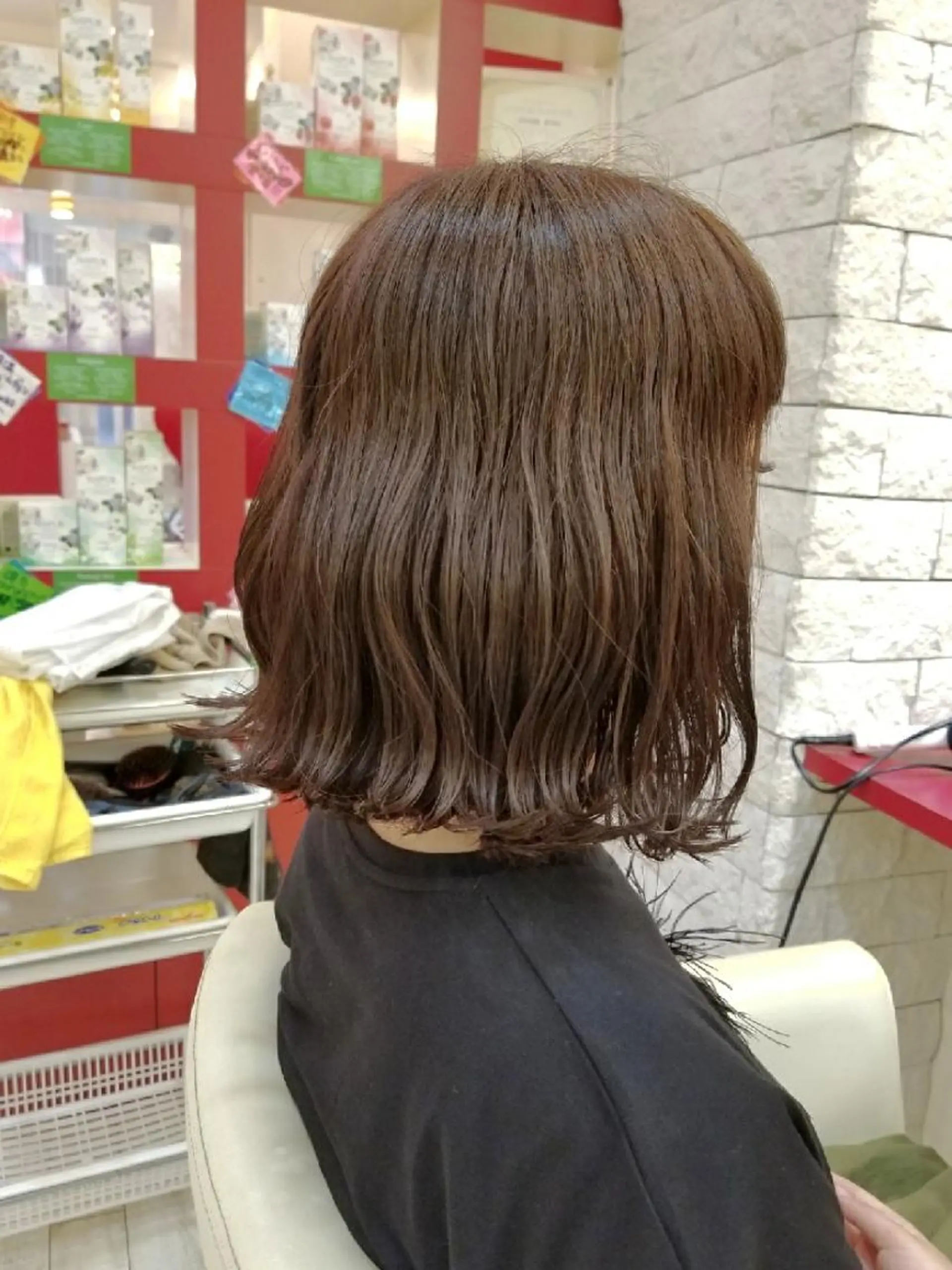 ミディアム カラー アッシュ ラベンダーカラー ラベンダーアッシュ トリートメント Le Lien カジのヘアスタイル