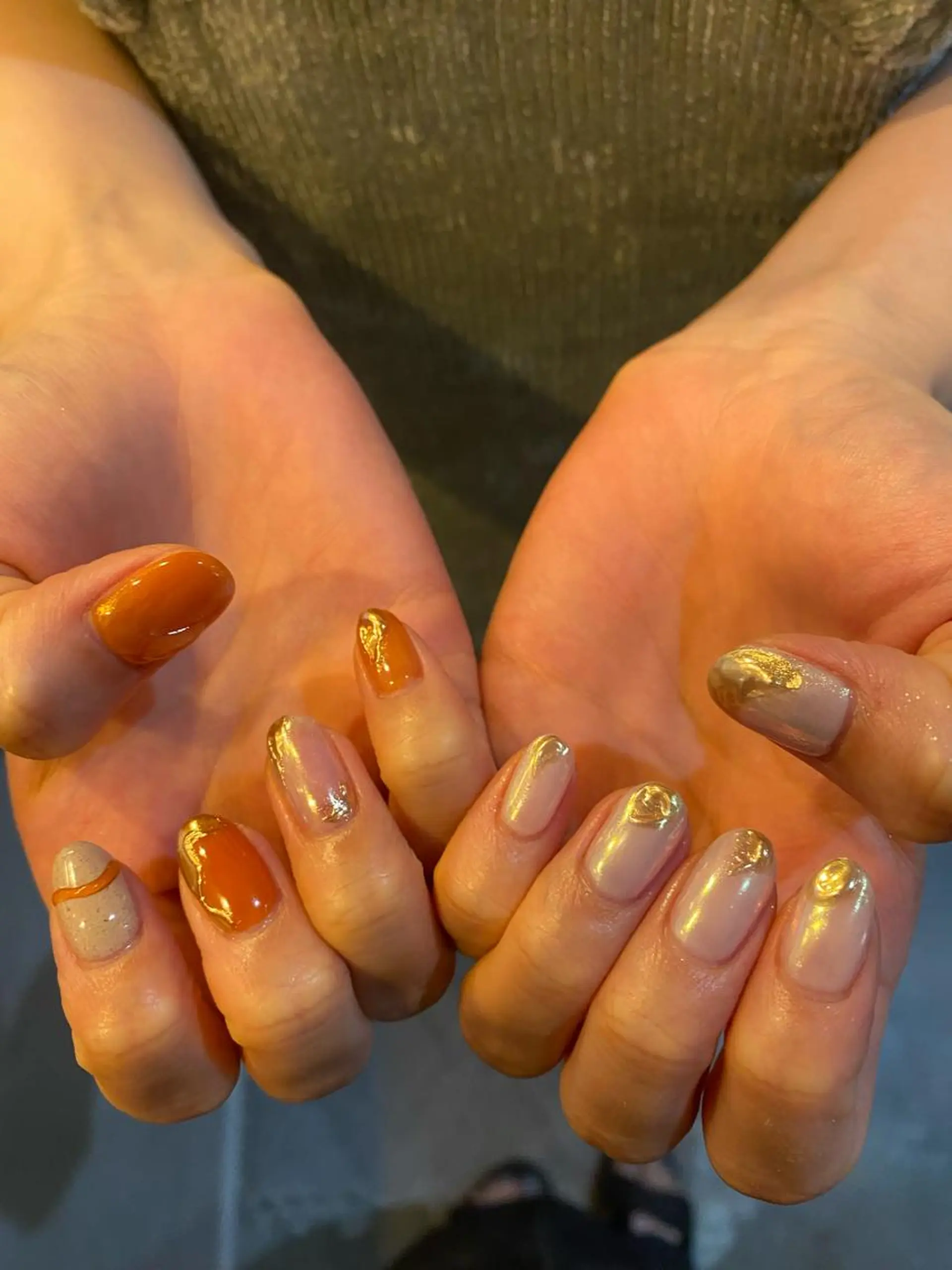 カラー ネイル scre as Etelのネイルデザイン