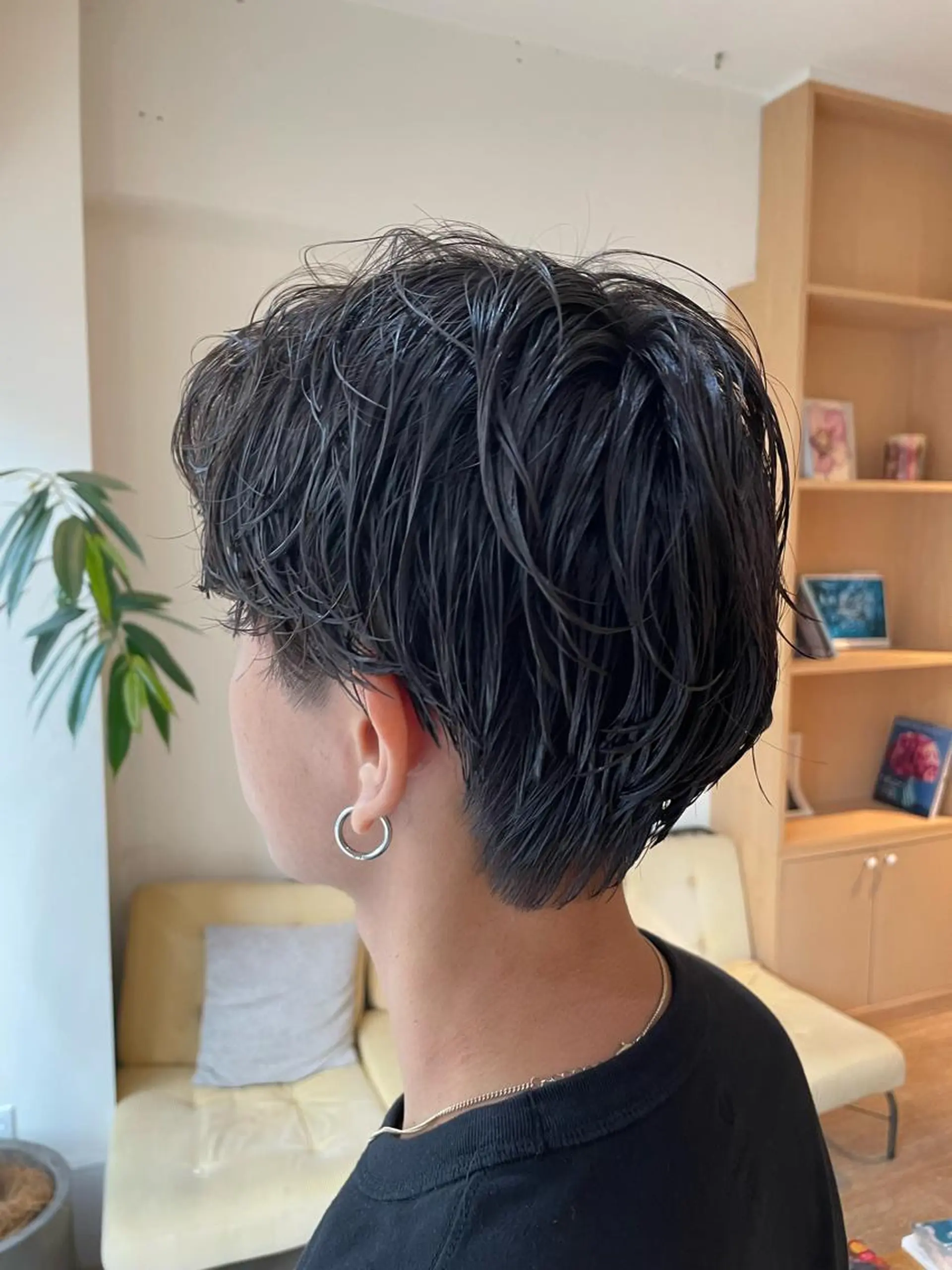 ショート パーマ メンズ メンズパーマ カット トリートメント ヘッドスパ 髪質改善/似合わせ レイヤー/AYUMUのヘアスタイル