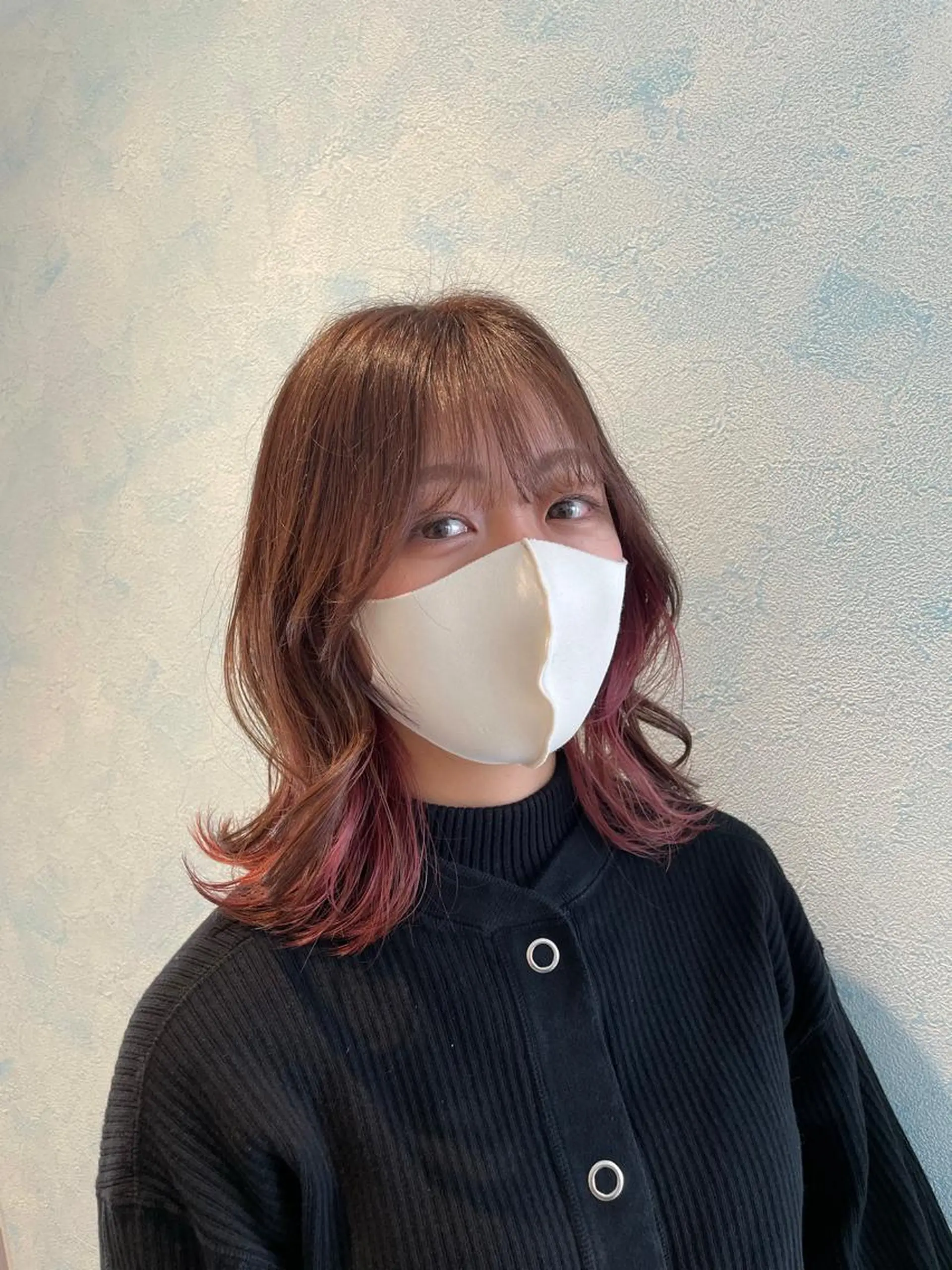 ミディアム 髪質改善 ヘアカラー Lia所属・縮毛矯正の達人 ☆　松本のヘアスタイル