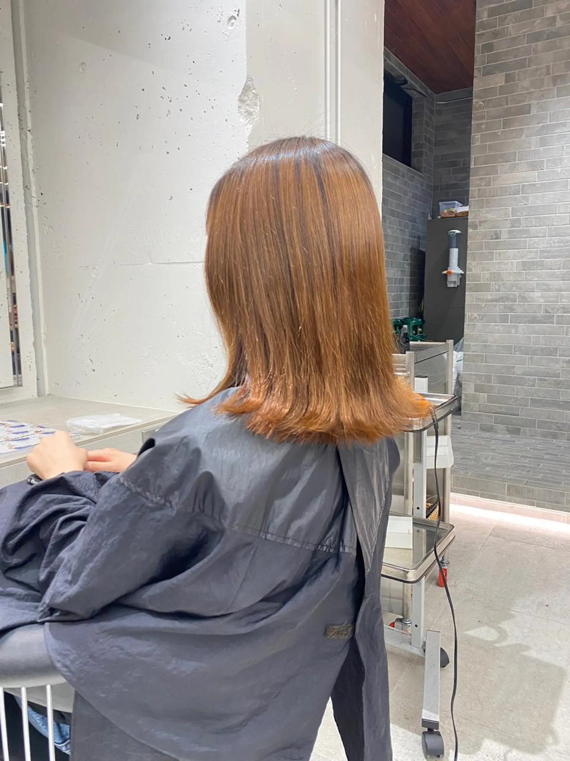 ミディアム 髪質改善 高林 史弥のヘアスタイル