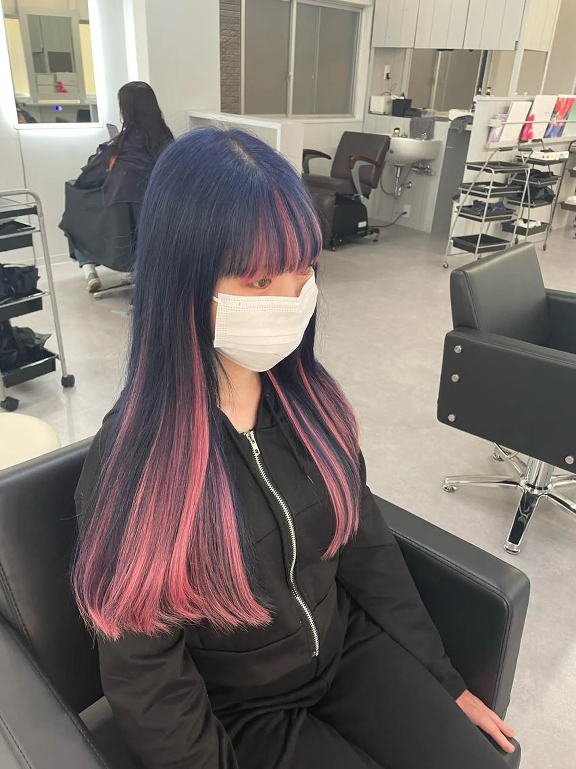 ロング エクステ Cielro【 シェイロ 】所属・Cielro/ダブル カラー/西田咲希のヘアスタイル