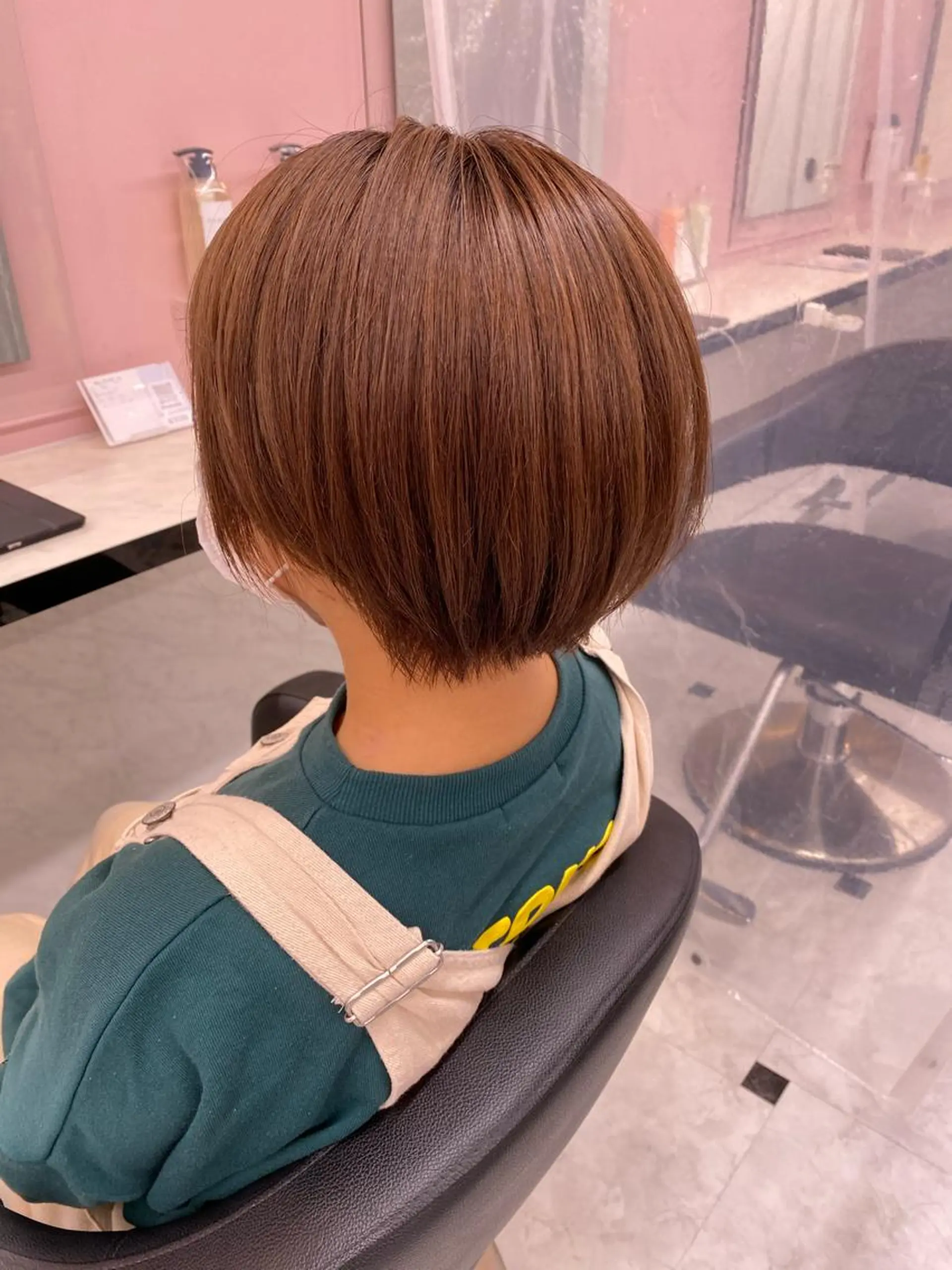 ショート カラー 髪質改善 ショートヘア ダブルカラー 韓国ヘアKYONのヘアスタイル