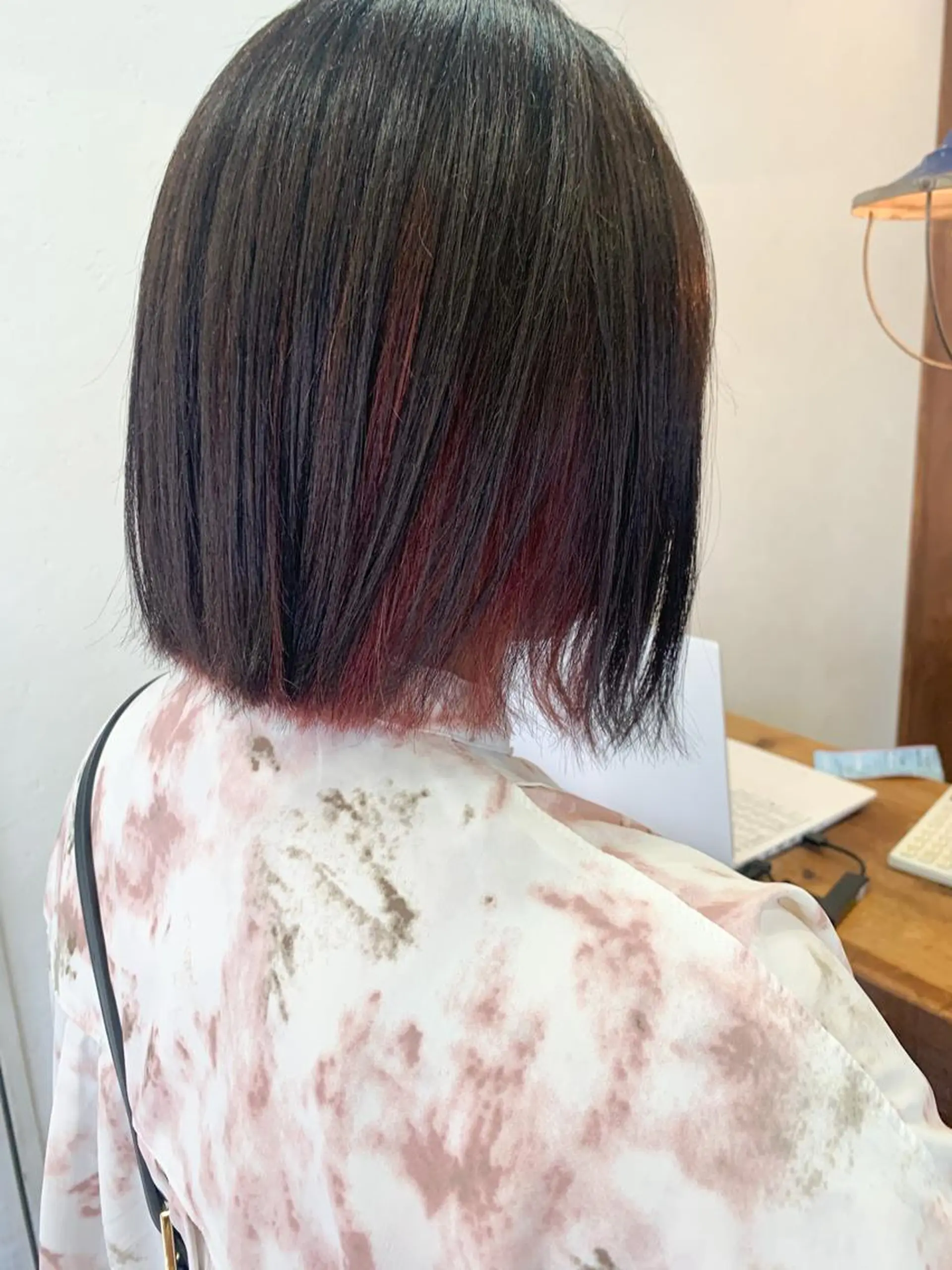 ショート パープルカラー ボブ IDEA 柏の葉KOILRINKGARAGE所属・お洒落満足度 ◎💮井上のヘアスタイル