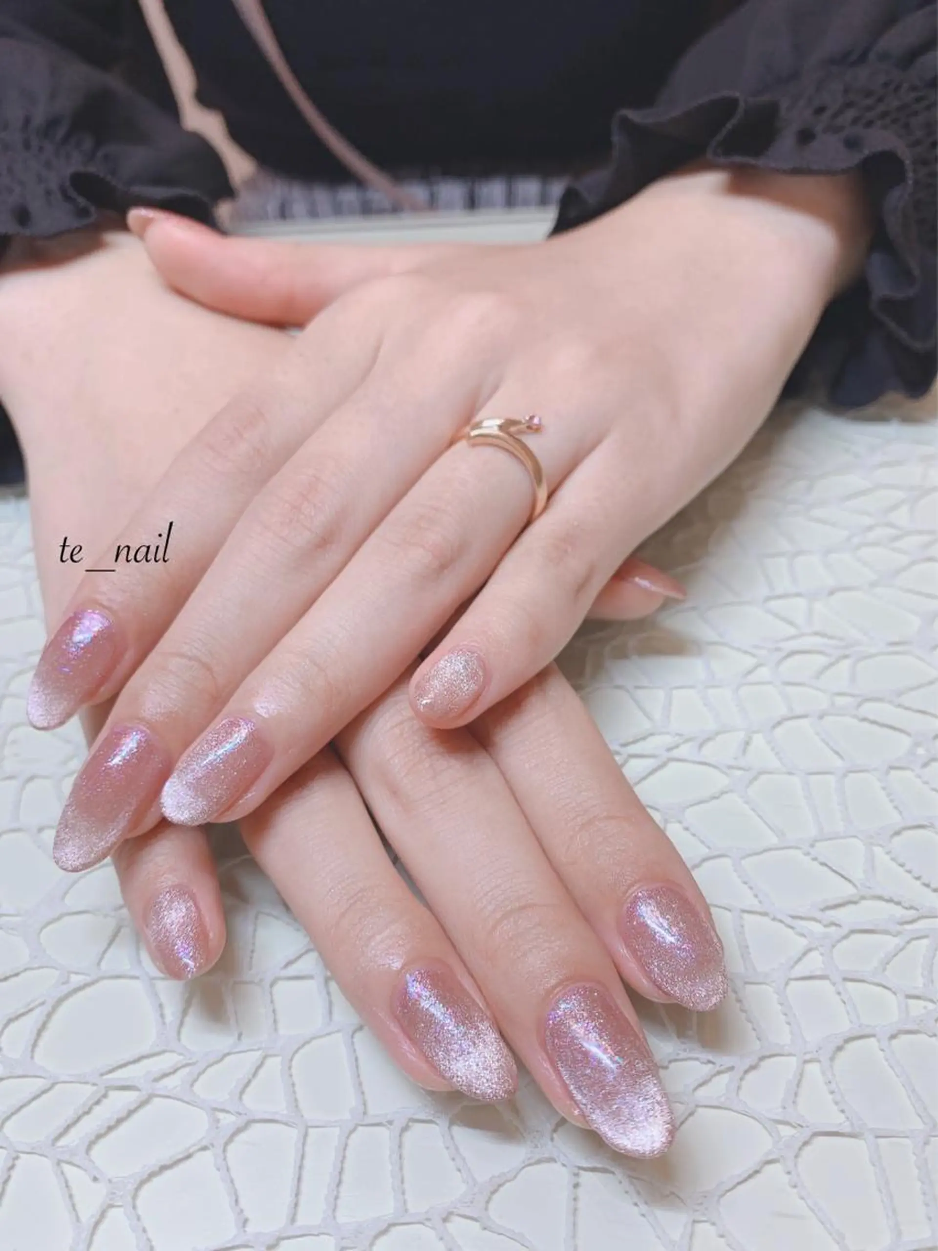 ネイル マグネットネイル ワンカラーネイル ｔe_ nailのネイルデザイン