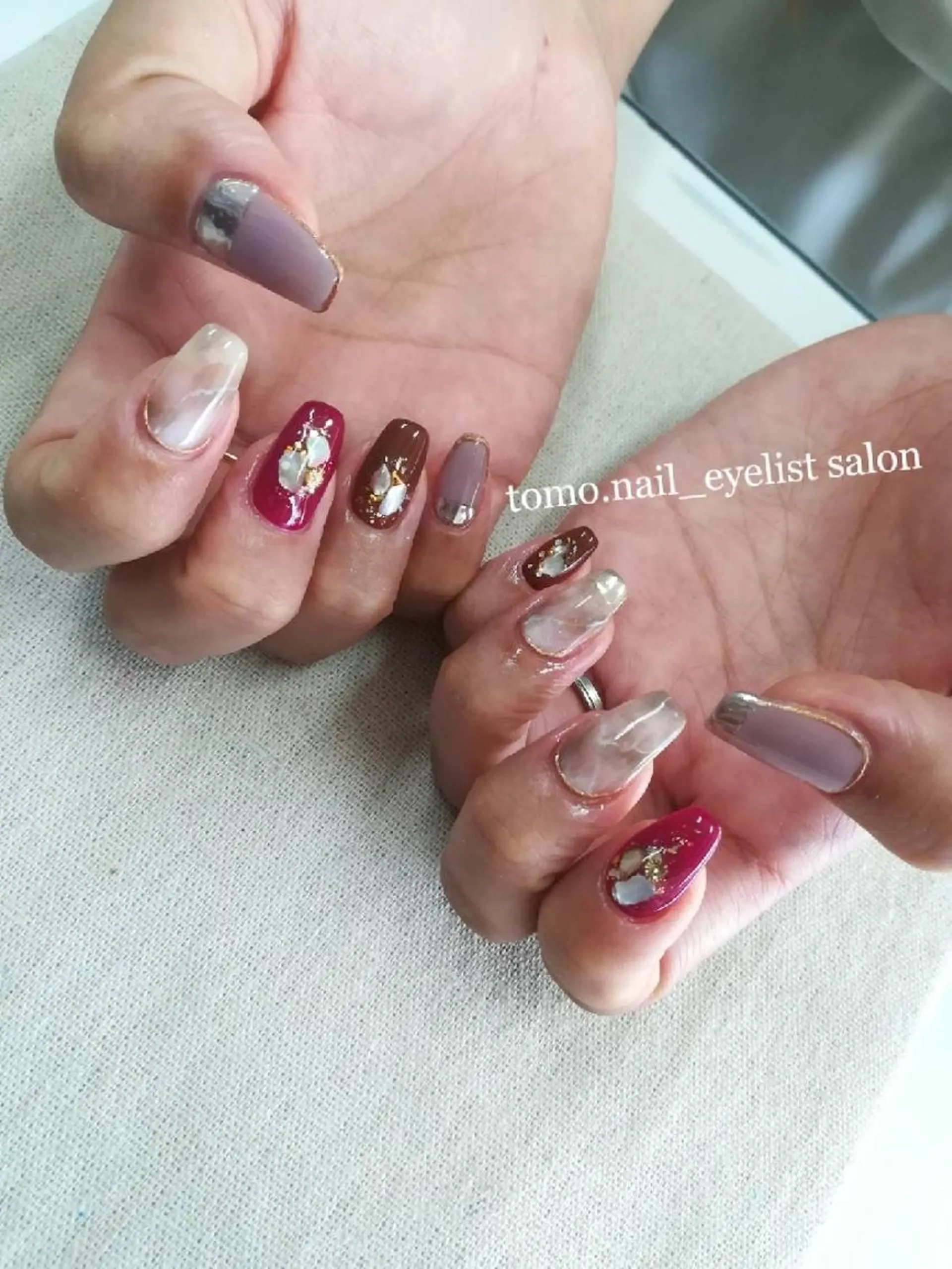 ネイル シンプルネイル tomonail eyelistのマツエク・マツパデザイン