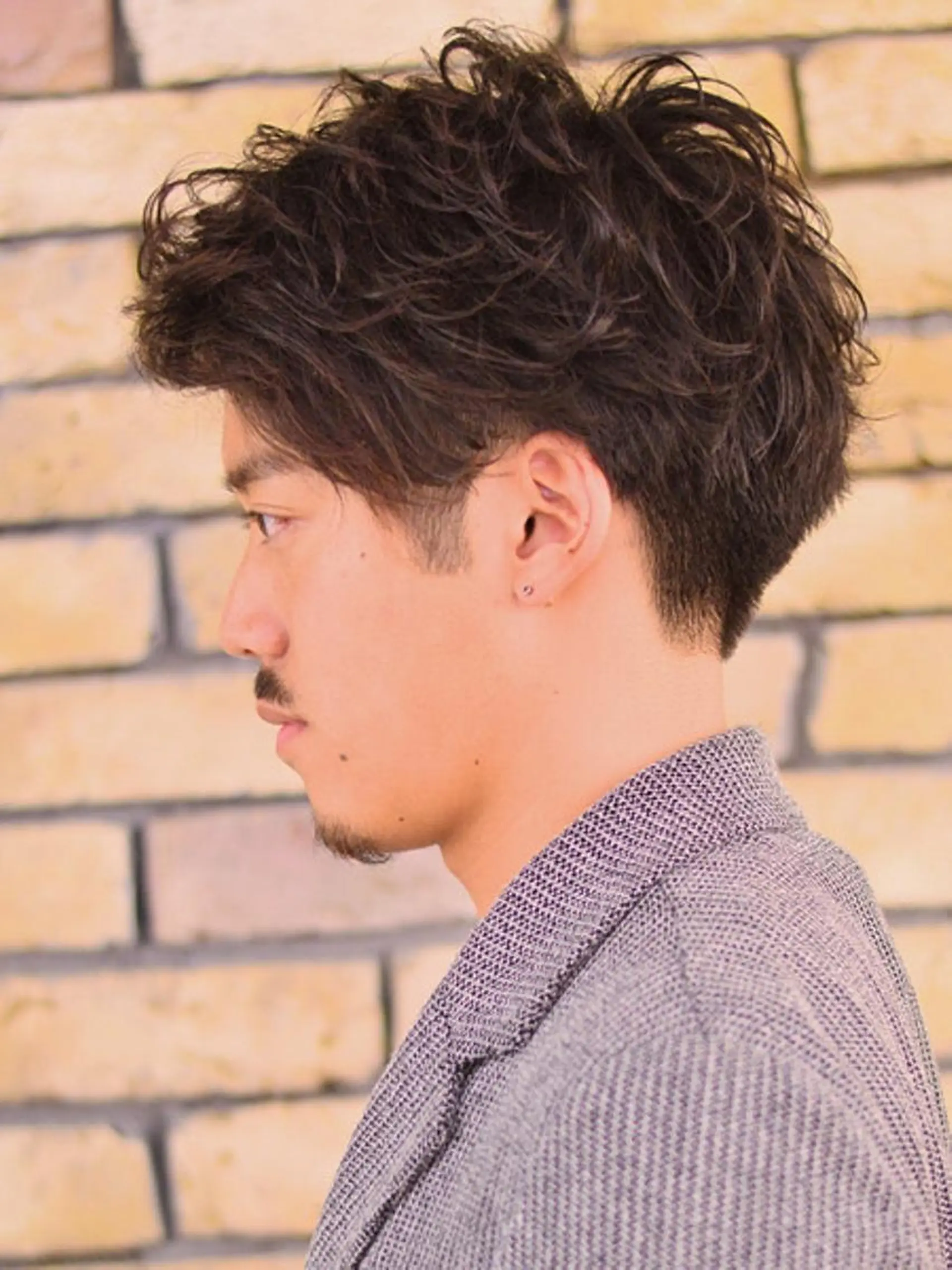 パーマ メンズ メンズパーマ カット パーマ COLO✨️ 白川綺香のヘアスタイル