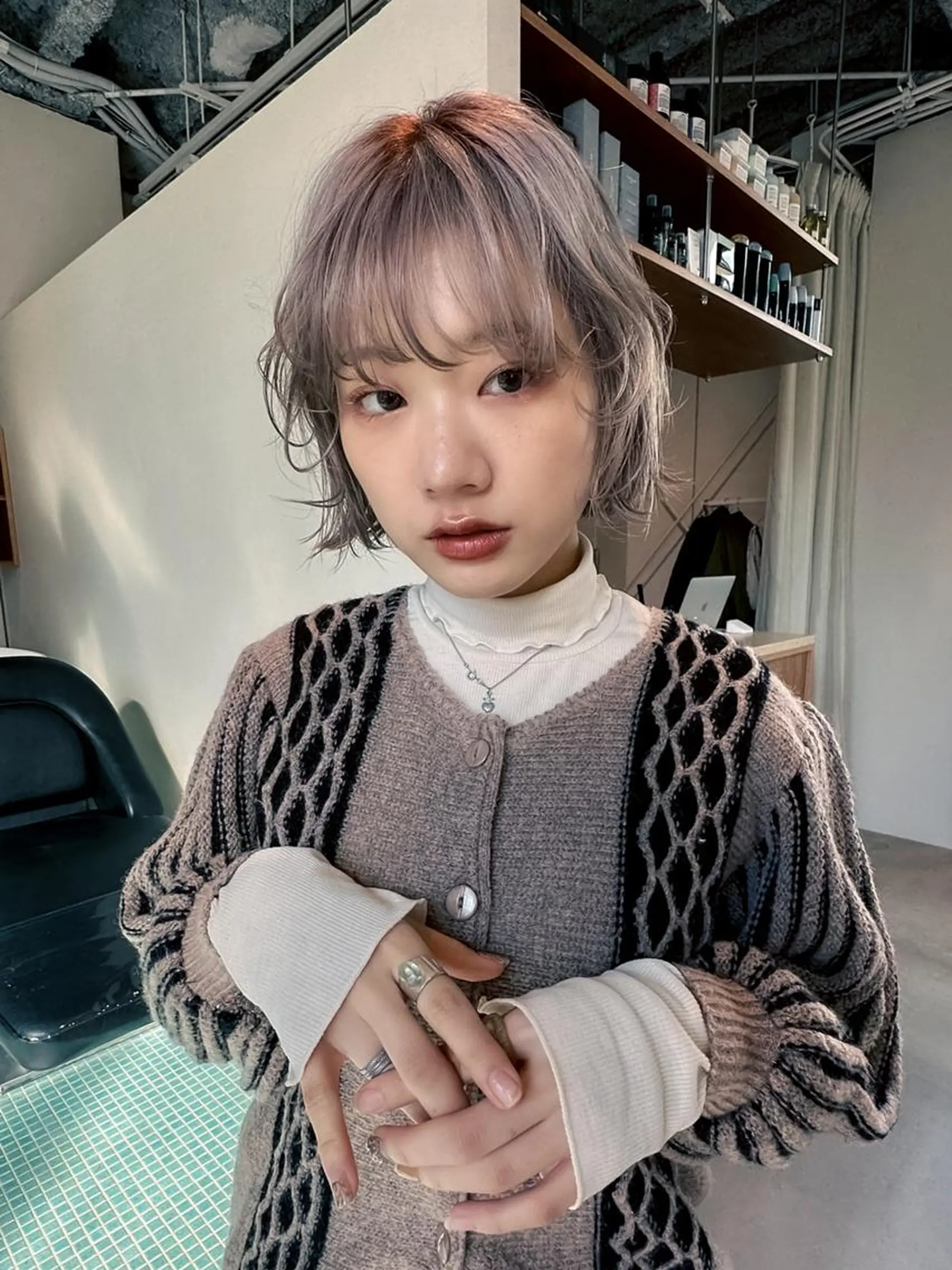 ミディアム yelm (official)のヘアスタイル