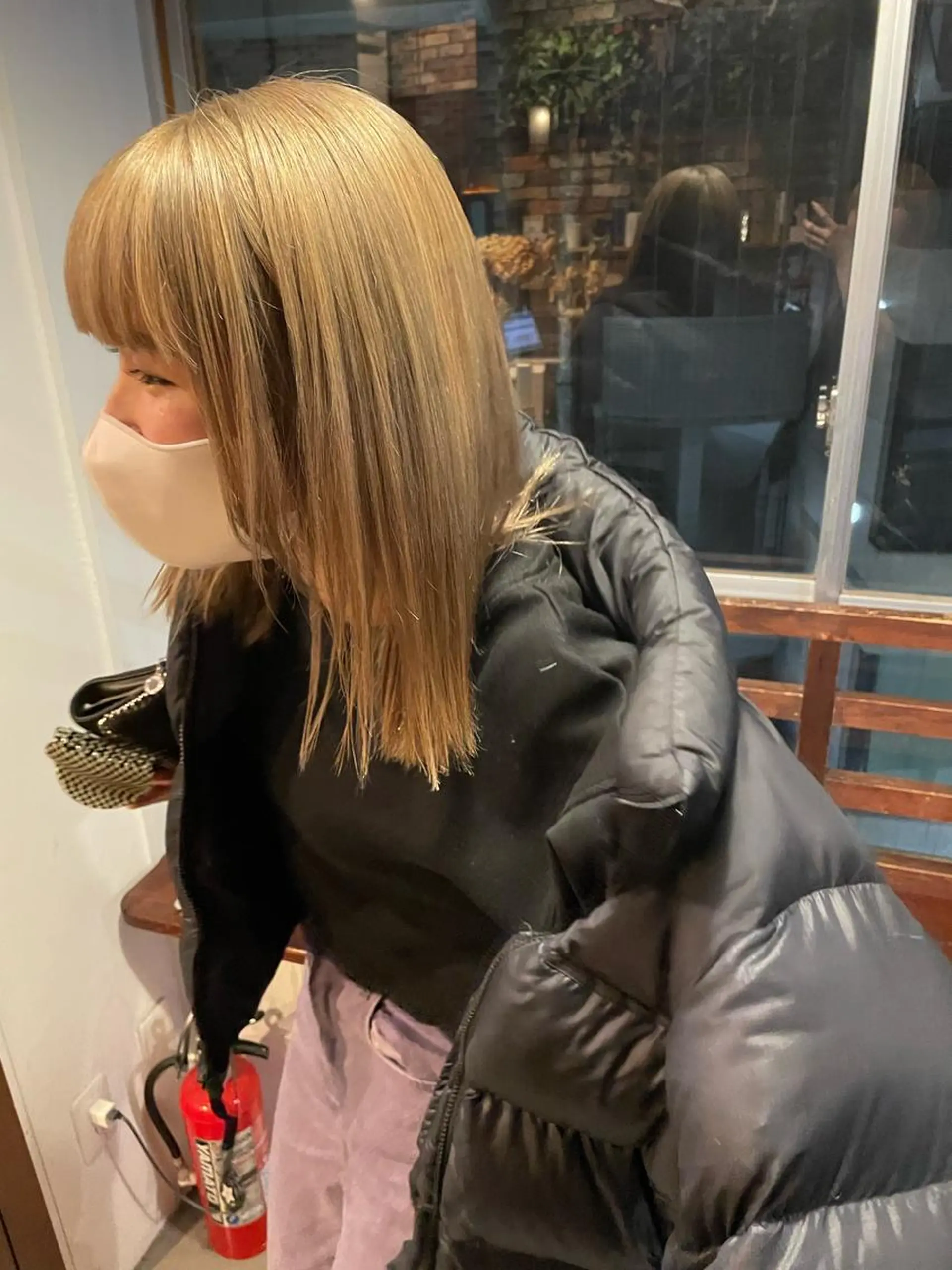 ミディアム カラー silo所属・silo MOKA 顔周りカット🦦のヘアスタイル