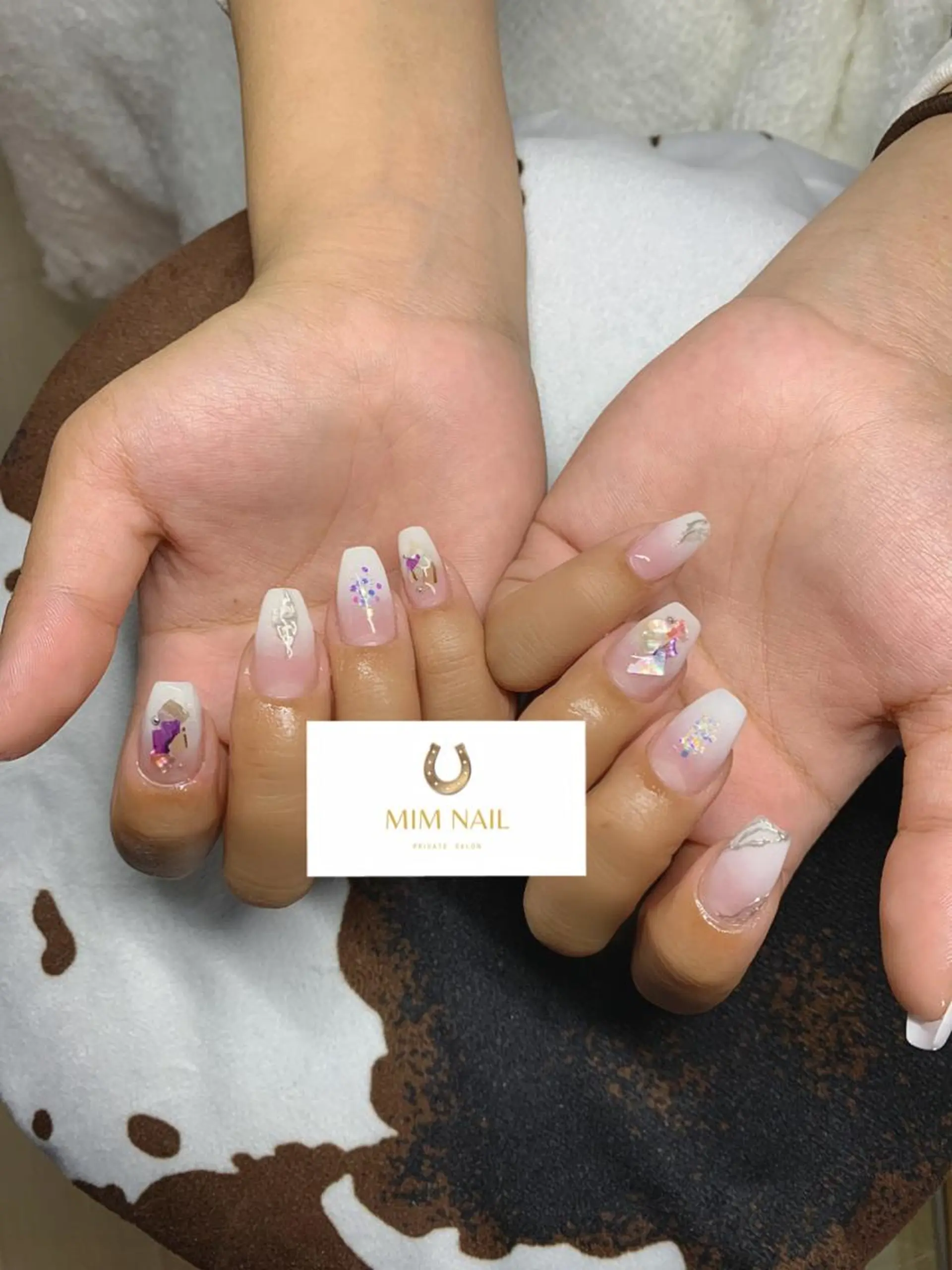 ネイル 長さ出し スカルプネイル *･*MIMnail 1号店･*:･*のネイルデザイン