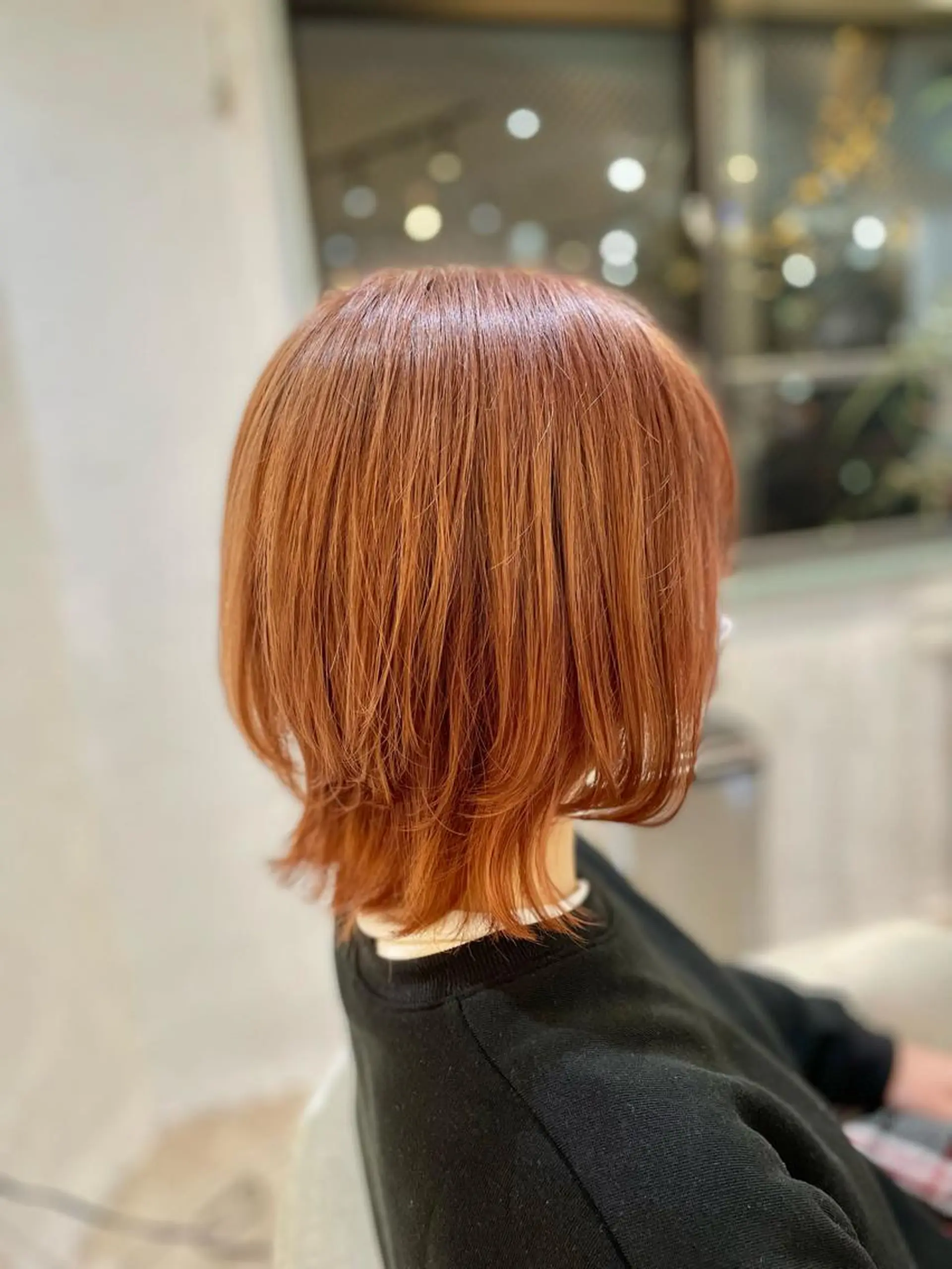 ミディアム オレンジブラウン カット ヘアカラー 🌱工藤たいかい Lost  Cityのヘアスタイル