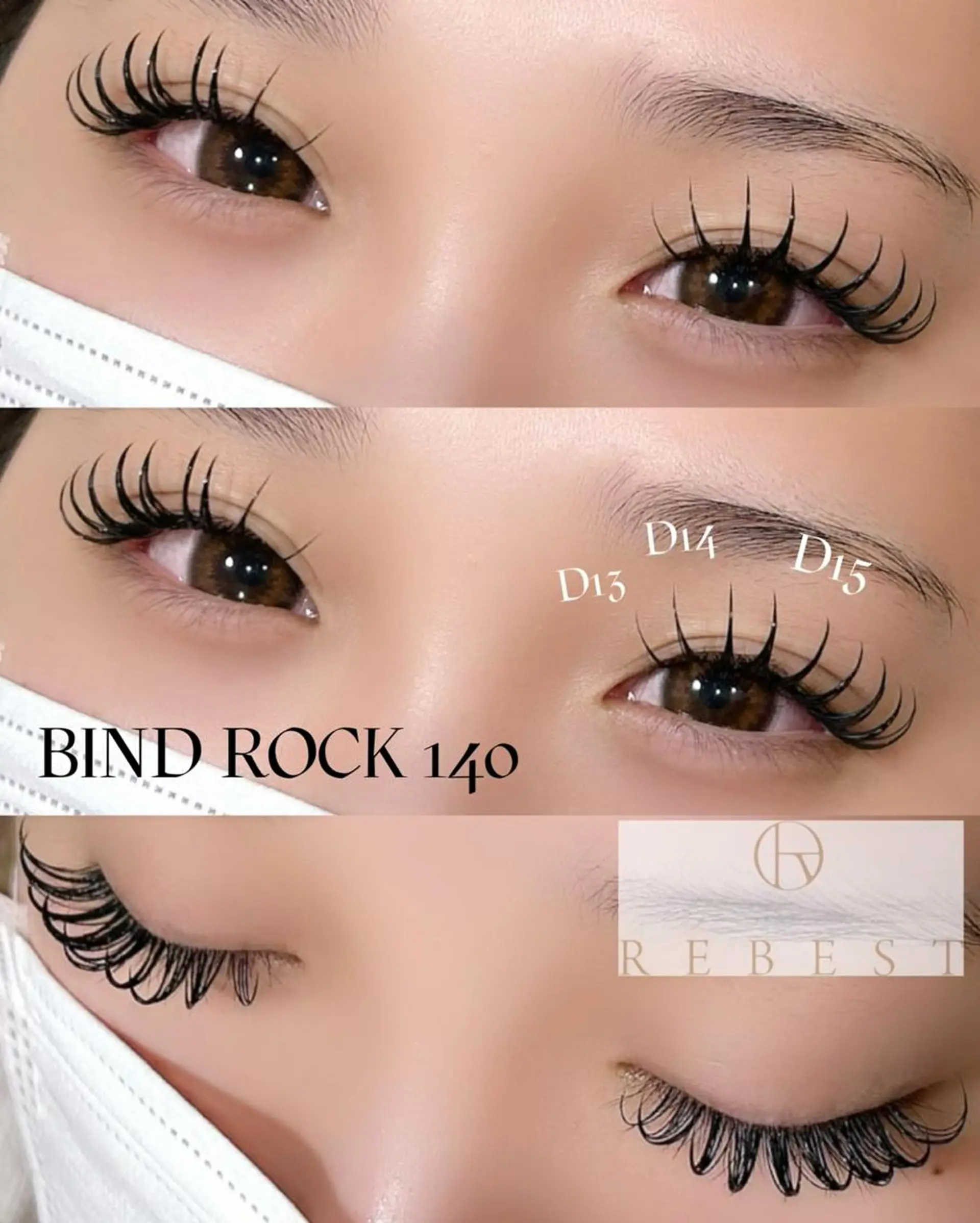 マツエク・マツパ REBEST eyelashのマツエク・マツパデザイン