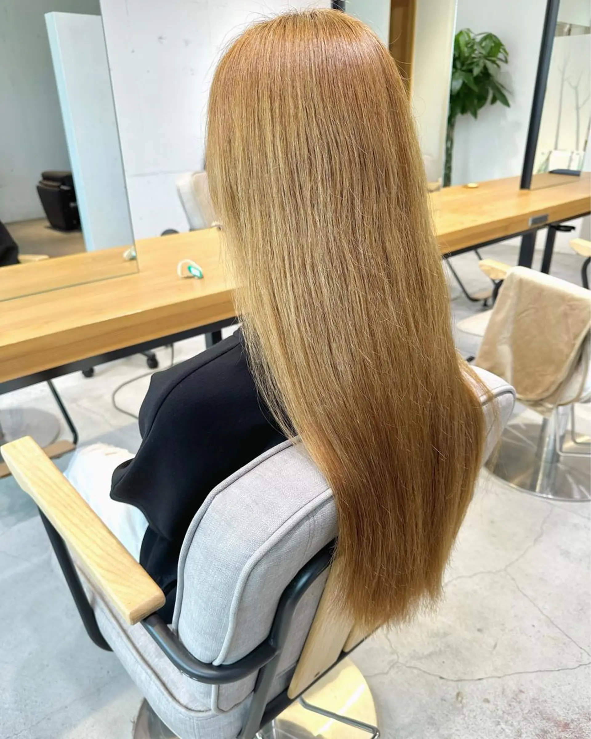 ロング カット ヘアカラー トリートメント 上野湧太 髪質改善/艶カラーのヘアスタイル