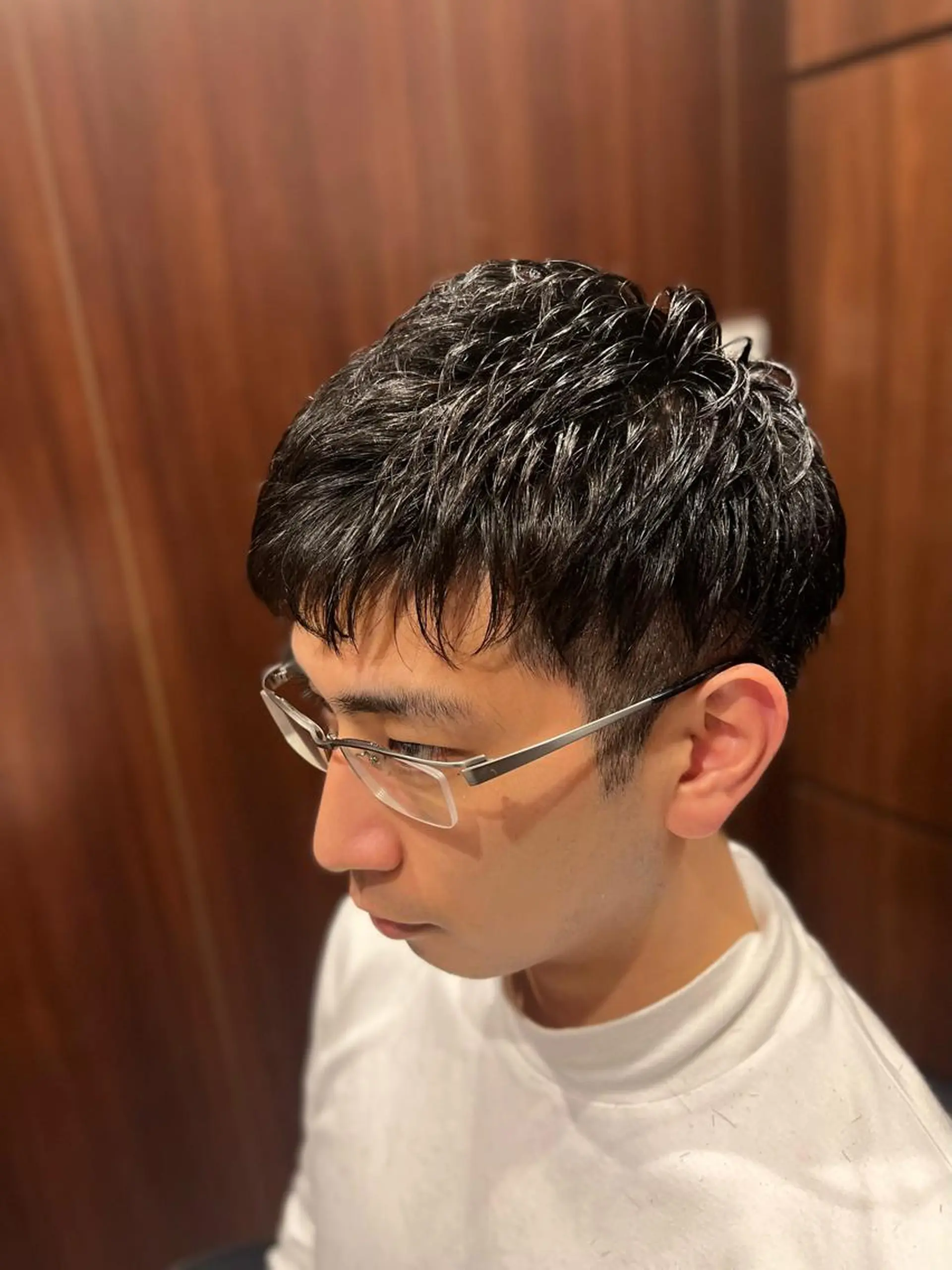 ショート パーマ メンズ/無料カット /齋藤郁美のヘアスタイル