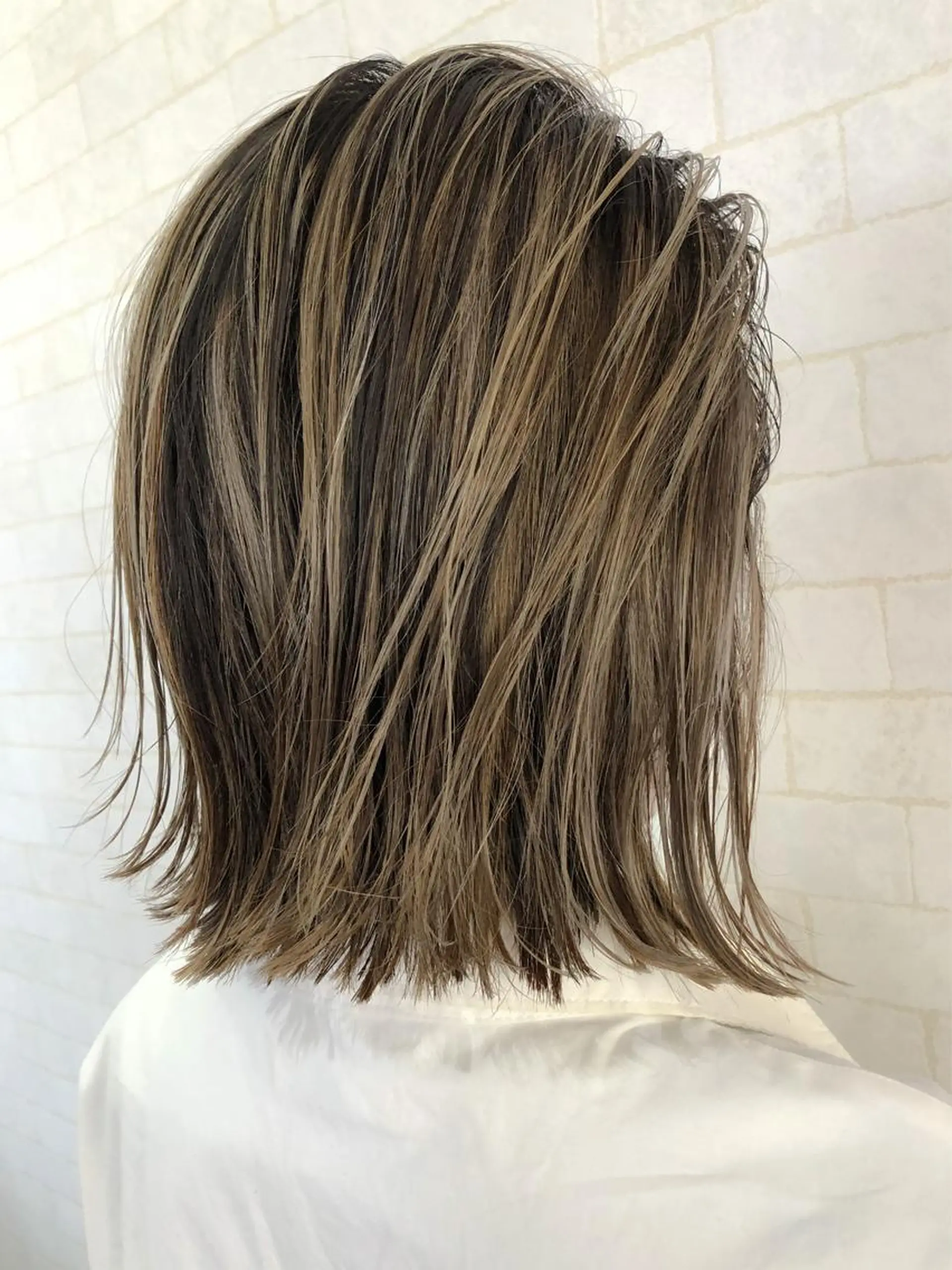 ショート カラー ヘアアレンジ アズール 深谷店のヘアスタイル