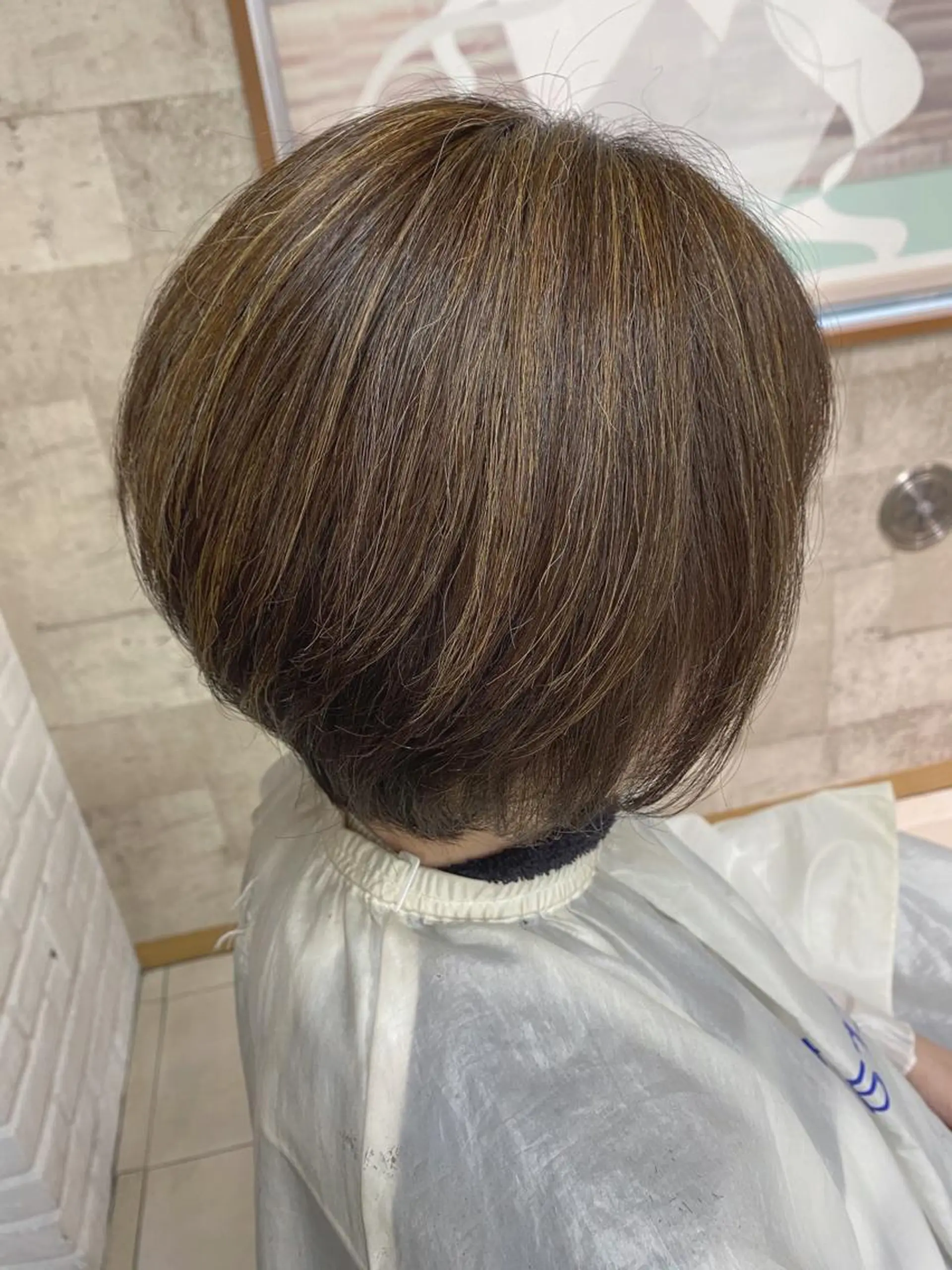 ショート カラー 🕶️佐藤 海李🐏のヘアスタイル