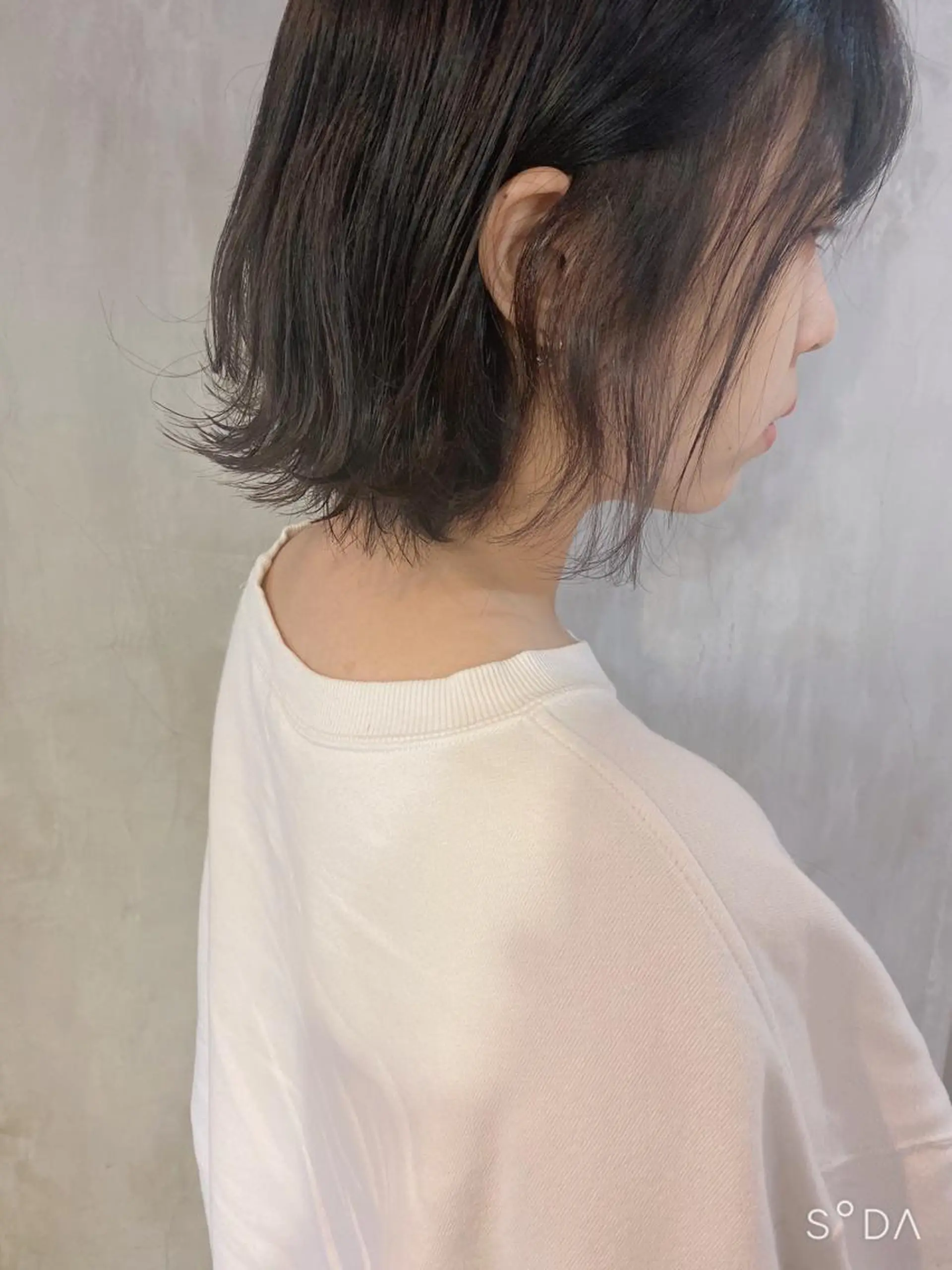 ショート カラー ヘアアレンジ 切りっぱなしボブ ボブレイヤー ボブ レイヤーカット stylist/蛯谷 珠里のヘアスタイル