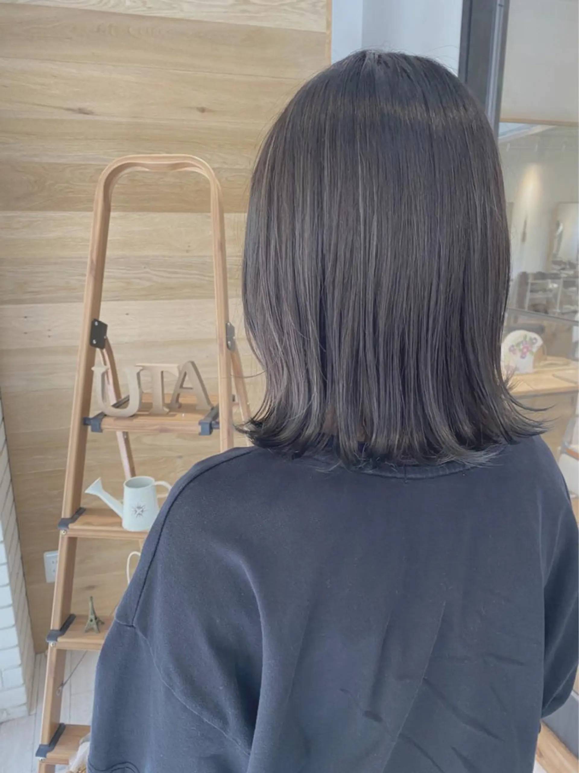 ミディアム カット ヘアカラー トリートメント newi京橋 【sachi】のヘアスタイル