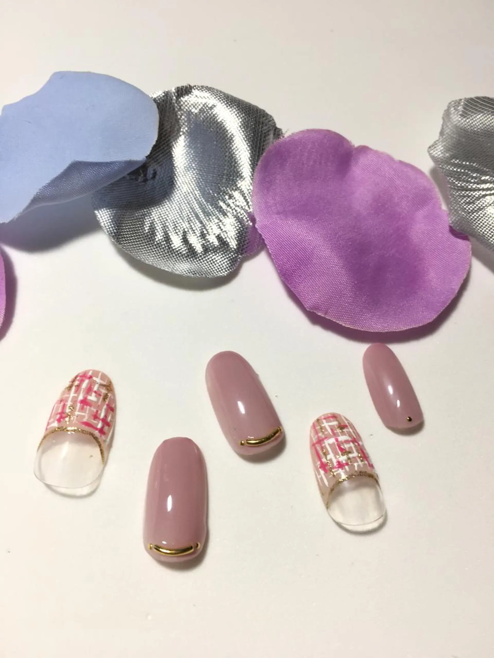 ネイル ツイードネイル Nail salon REIRISのネイルデザイン