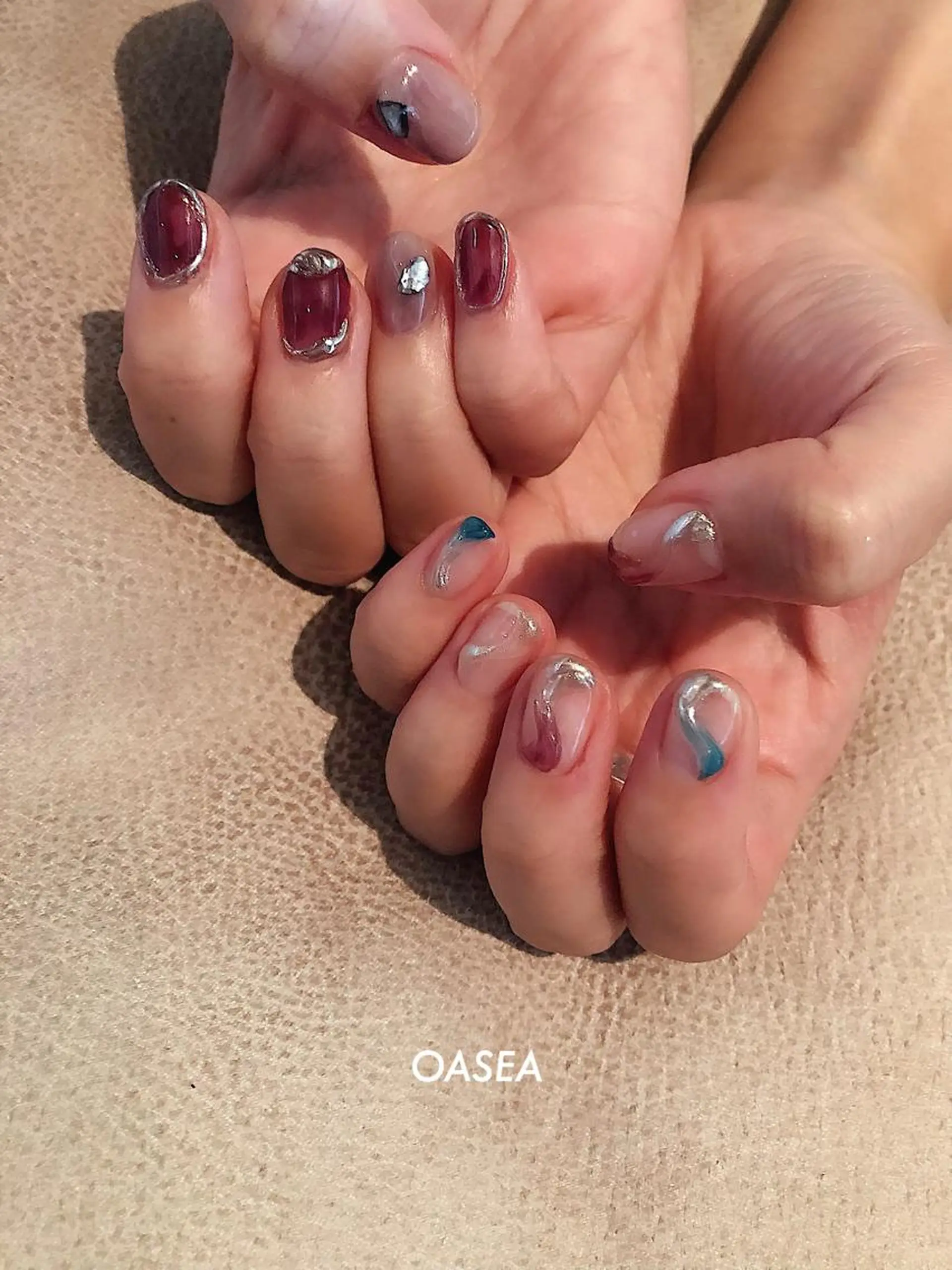 ネイル ハンドネイル 🌞💜 KAORI 🌴のネイルデザイン