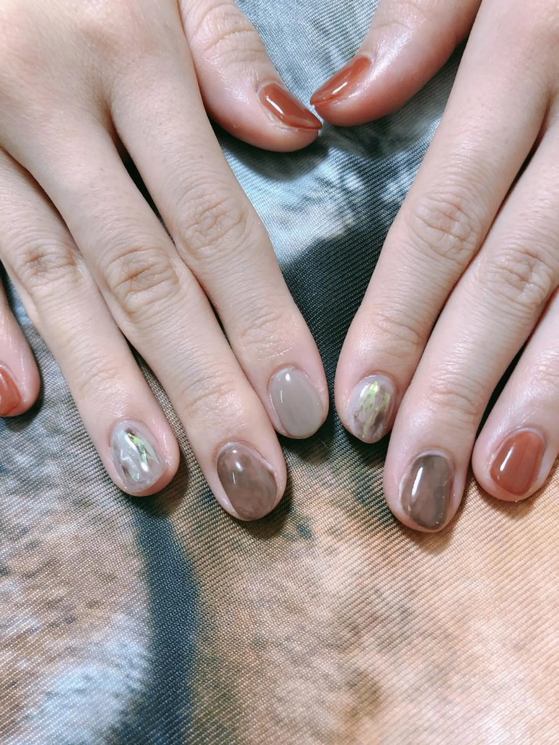 ネイル ニュアンスネイル kiki nail 二子玉川のネイルデザイン