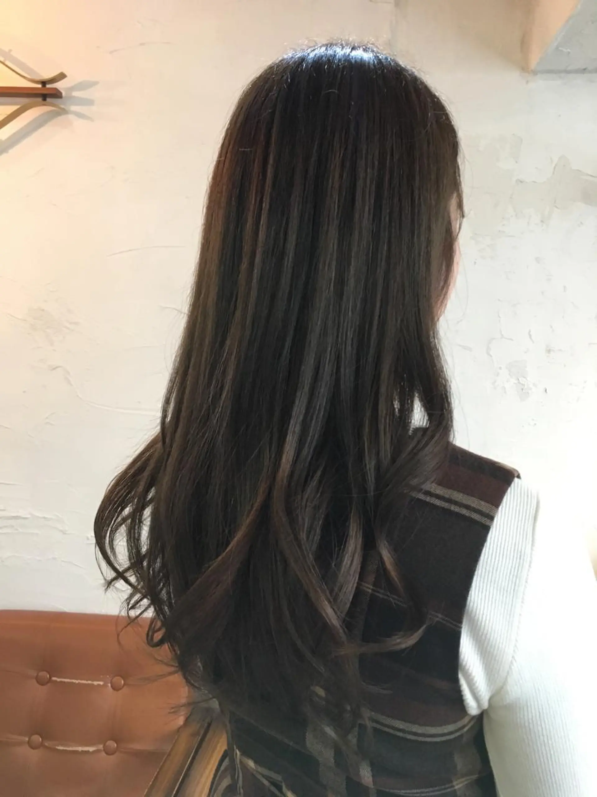 ロング カット ヘアカラー トリートメント 松田 由紀子のヘアスタイル