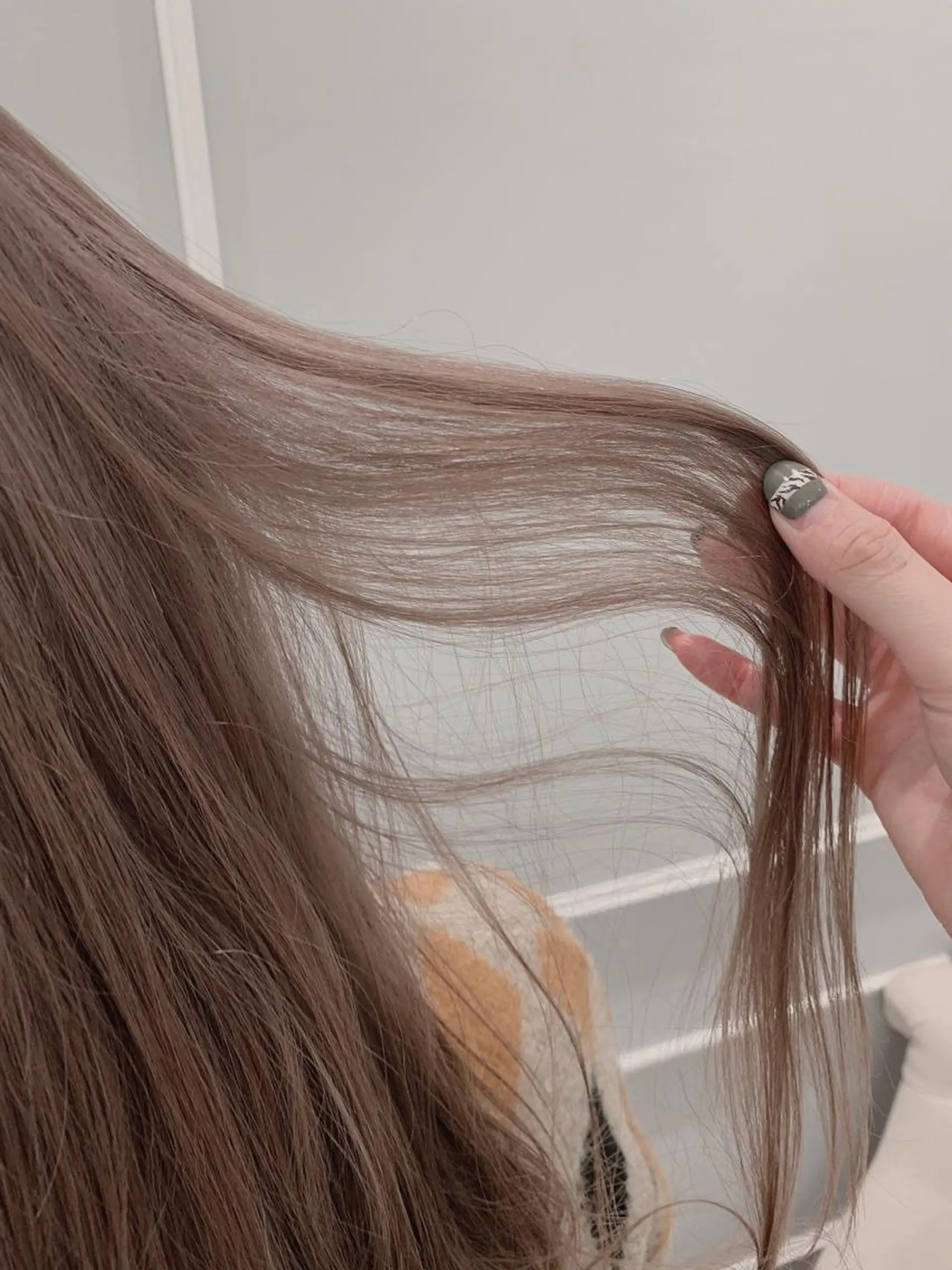 ロング カラー ベージュカラー シアーベージュ カット ヘアカラー トリートメント 🦖鶴岡香純🦖 産休中のヘアスタイル