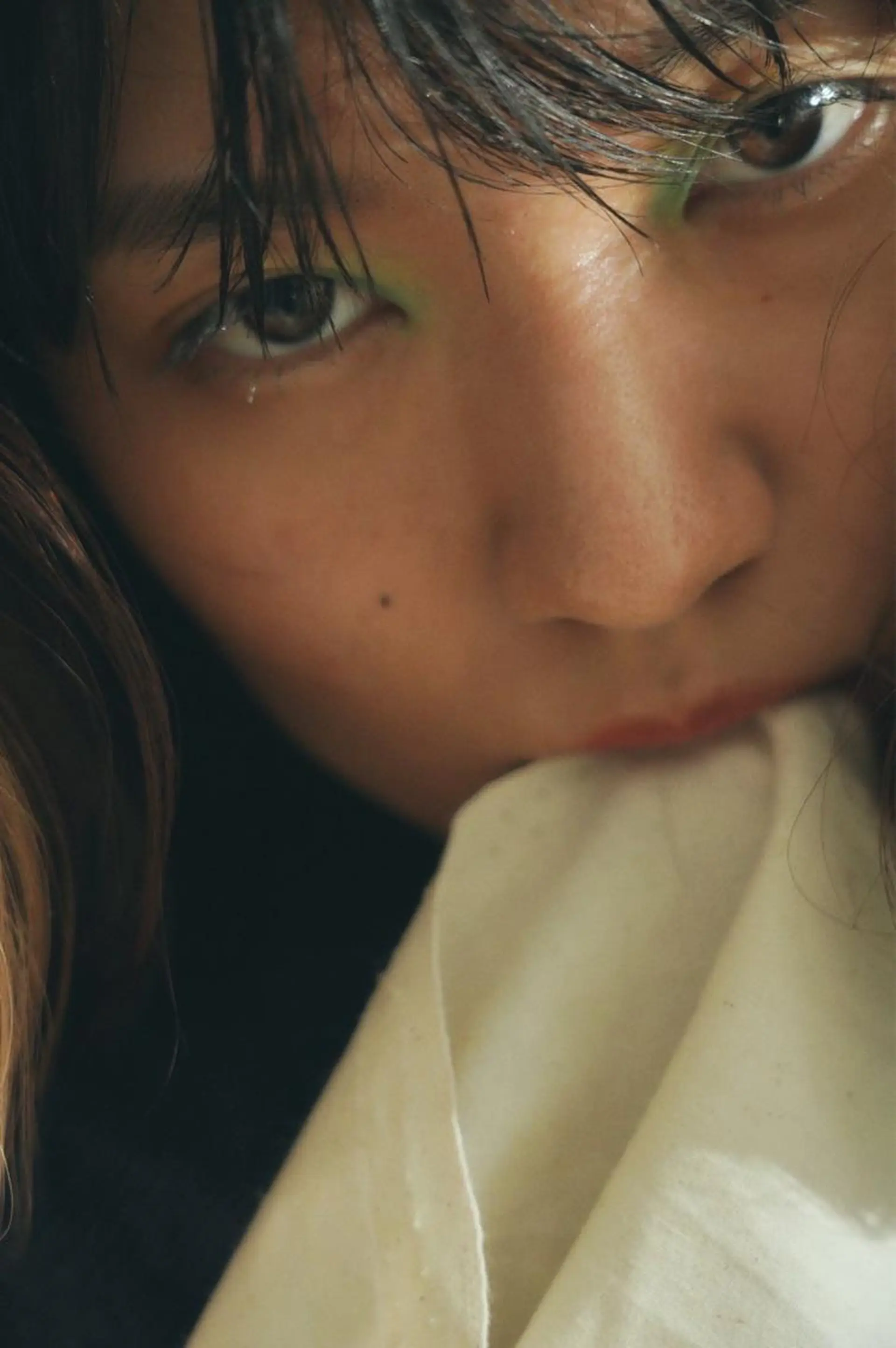 梅田ハイトーン チダ ヒナノのヘアスタイル