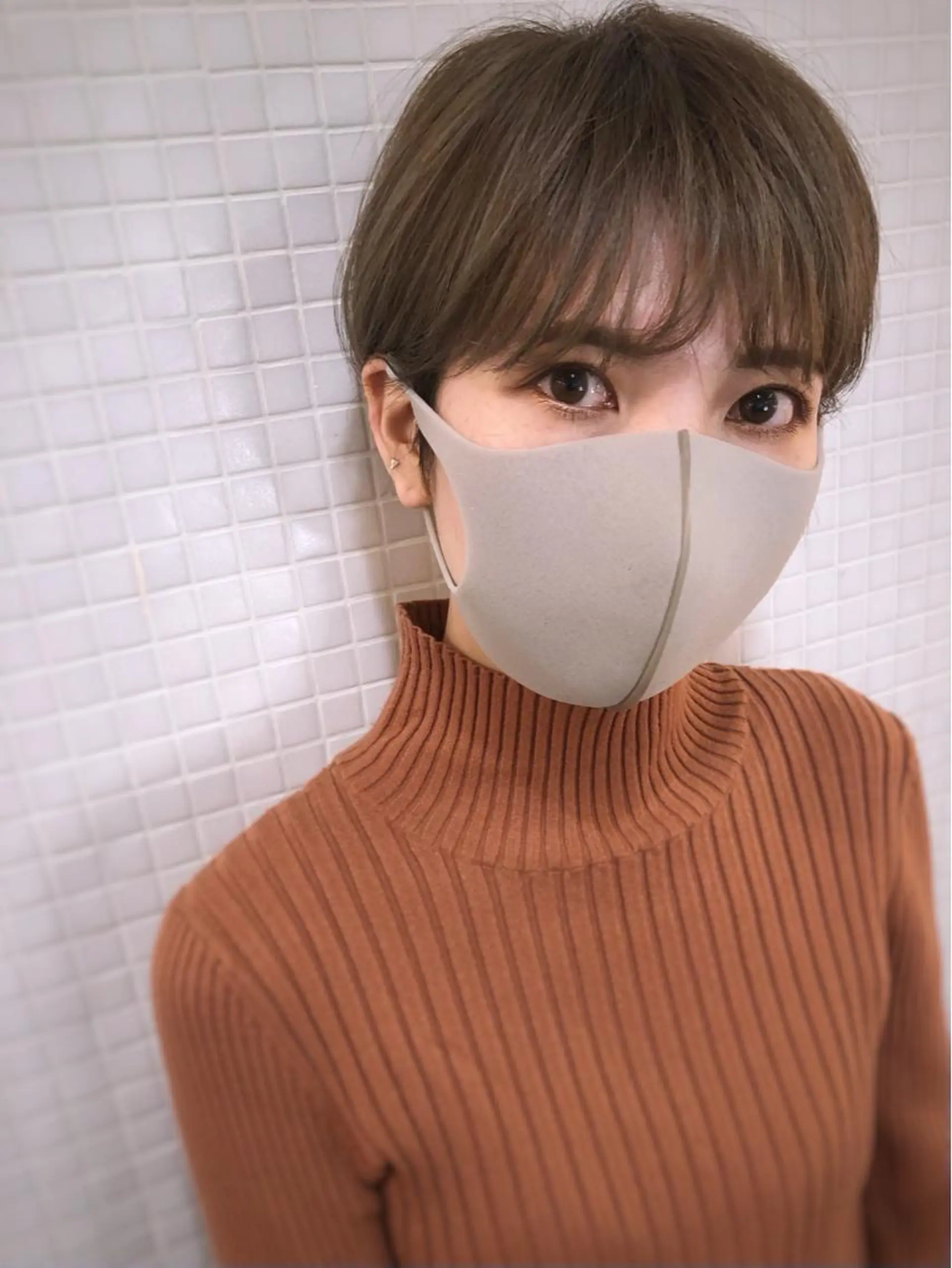 ショート カラー ブリーチ 透明感カラー イルミナカラー ショートヘア カット ヘアカラー トリートメント 山本 芳喜のヘアスタイル