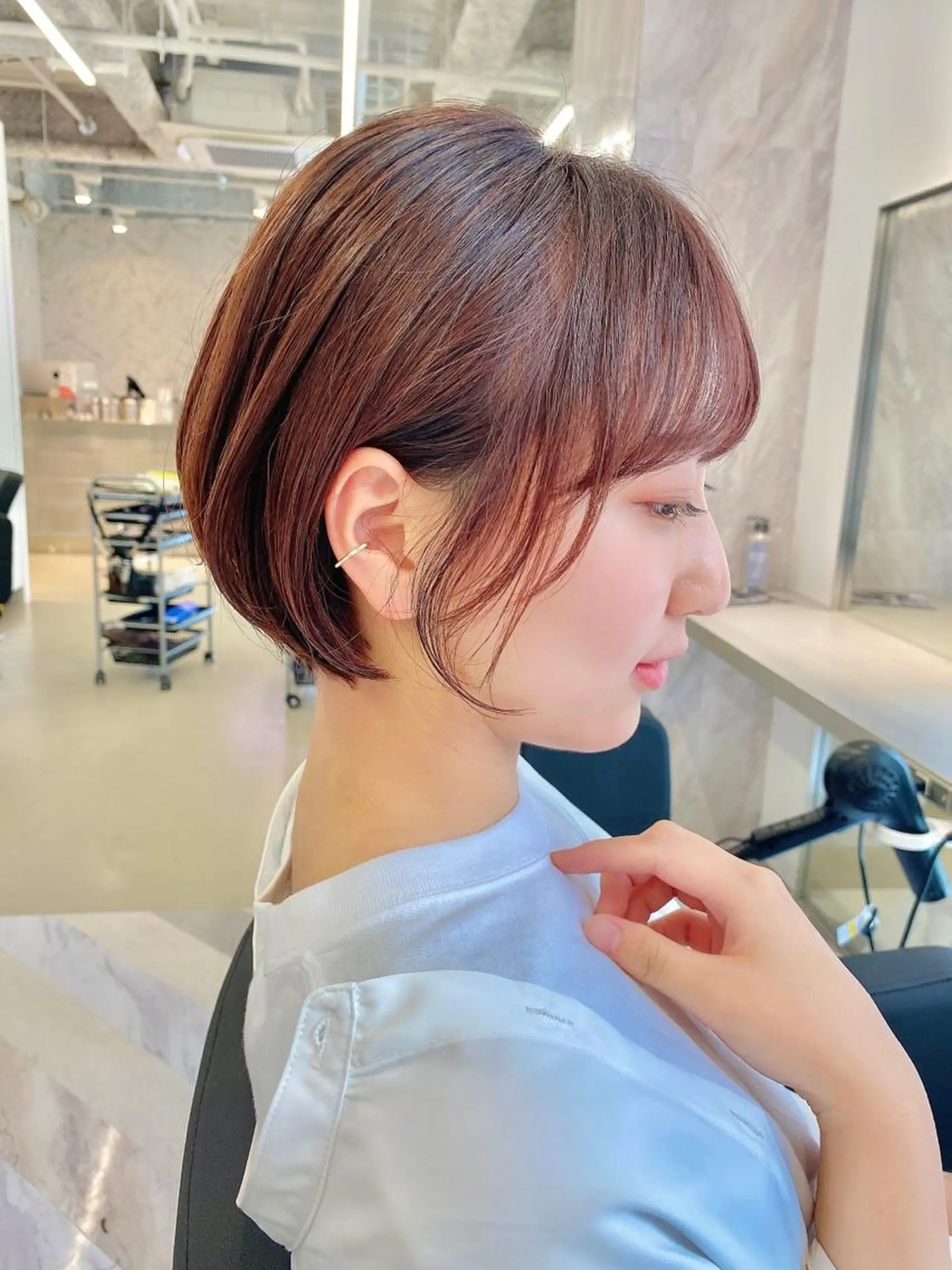 ショート カラー ヘアカラー LA KING GINZA TOKYO所属・🧡ショートの達人 🧡SHOのヘアスタイル