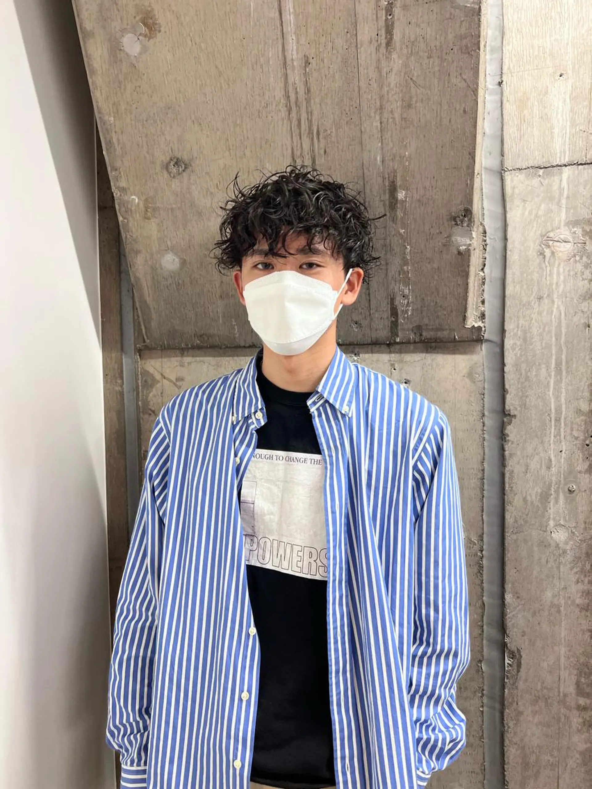 ショート カラー パーマ メンズ メンズパーマ ツイストスパイラルパーマ スパイラルパーマ カット トリートメント メンズパーマ /SUNAOのヘアスタイル